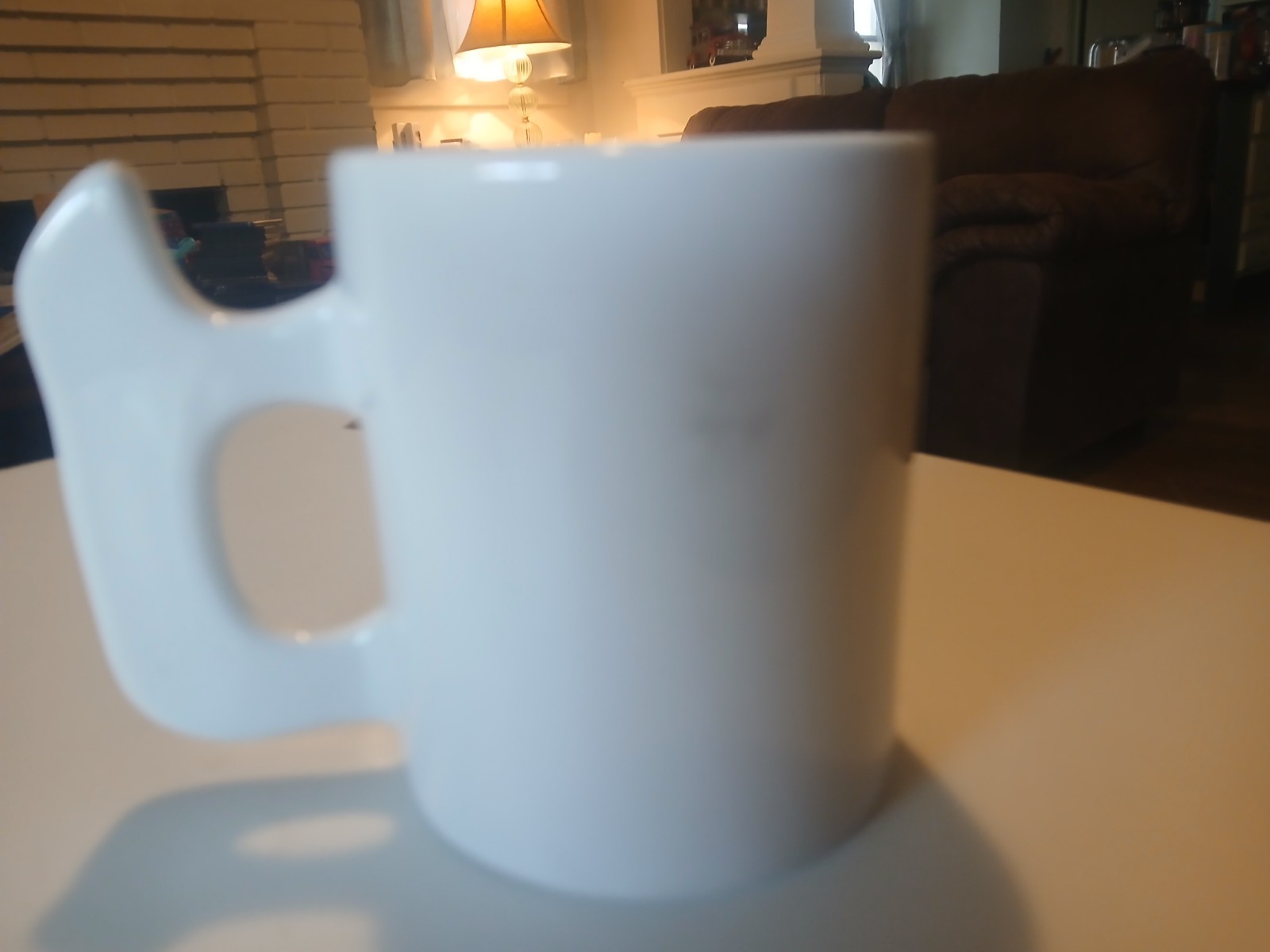 Novelty Cow Handle Mug White Black Holstein Farm Animal Coffee Tea Cup