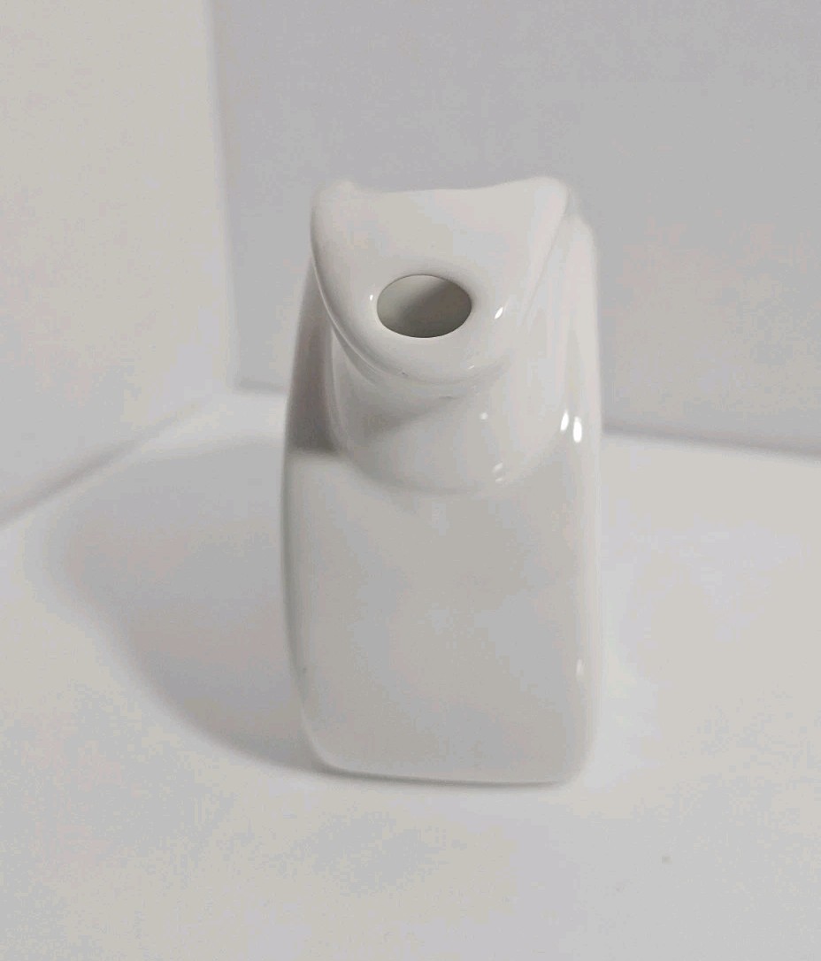 Fiesta White Cowboy Mini Disk Pitcher Creamer First Quality New Never Used