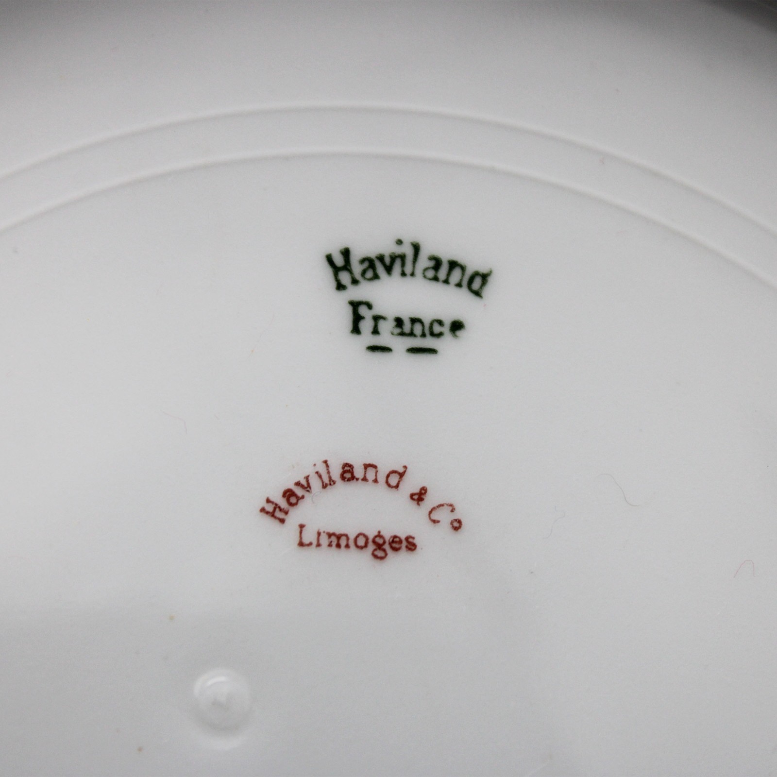 Haviland Limoges Princess Dinner Plate, Antique France, Schleiger 57B, 9 3/4″