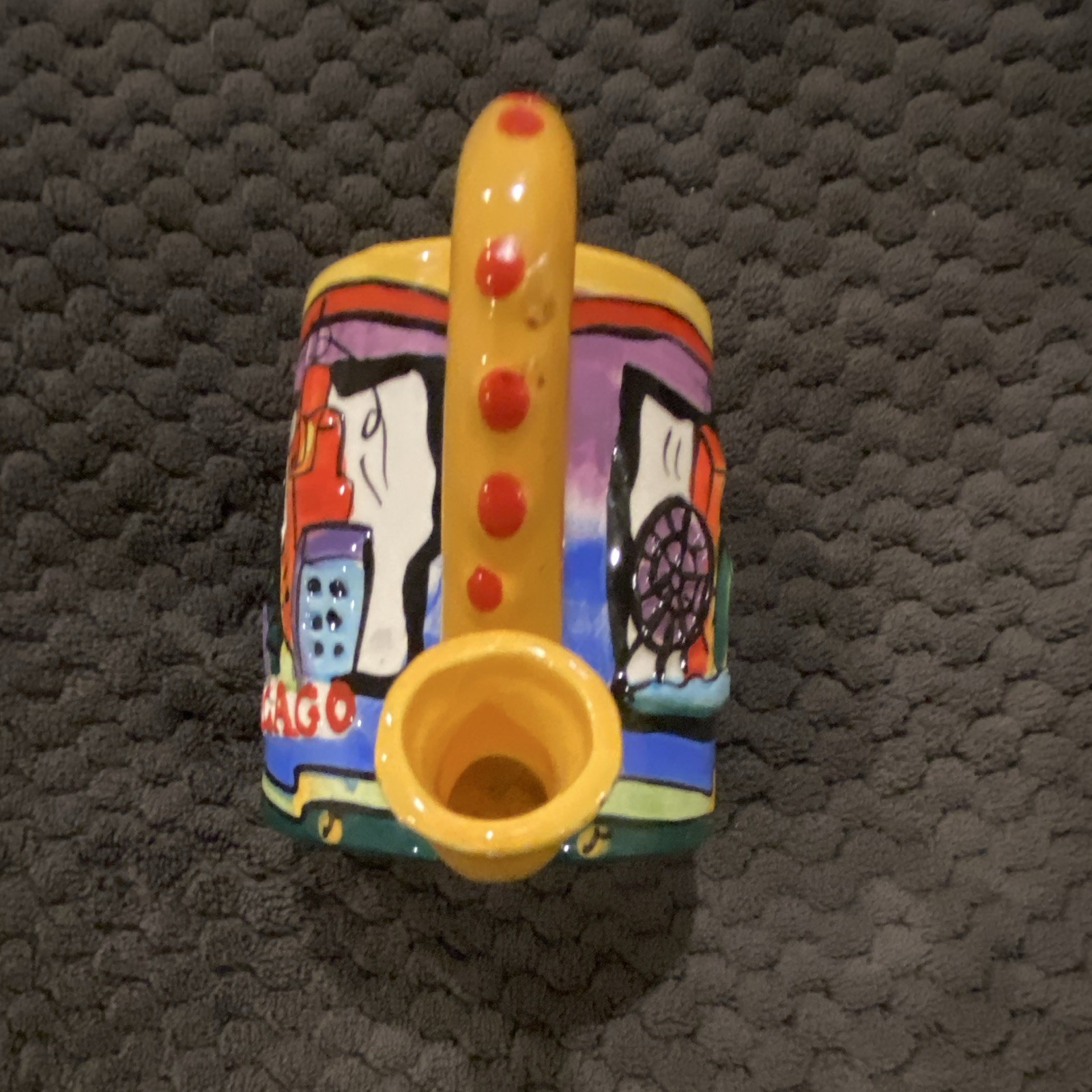 Multicolor Ceramic Chicago Cityscape Mug