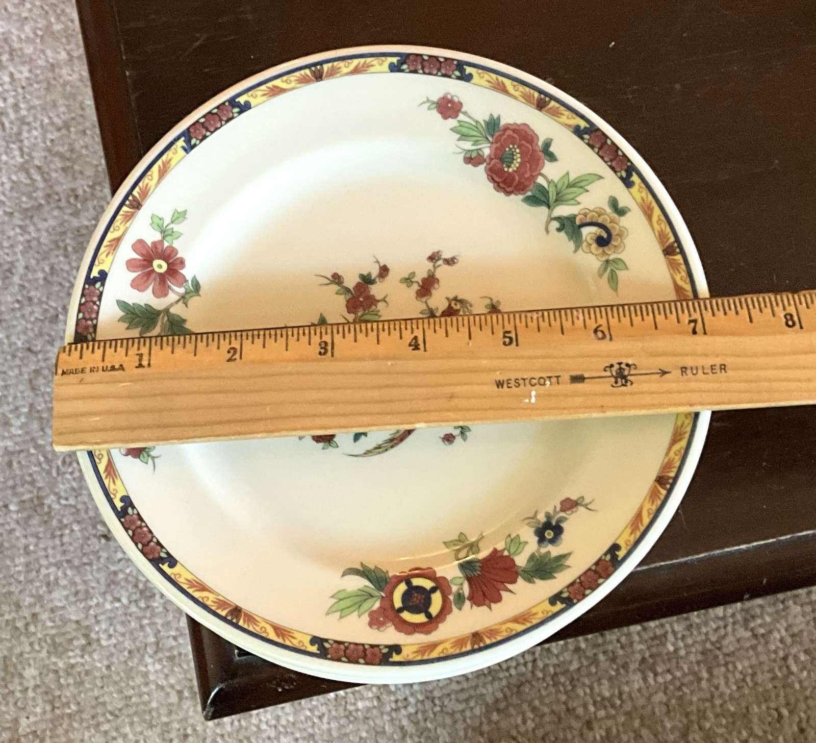 (6-pcs) 1954 Syracuse China Dewitt Clinton Pie/Dessert Plates 7-1/8” EXCLNT