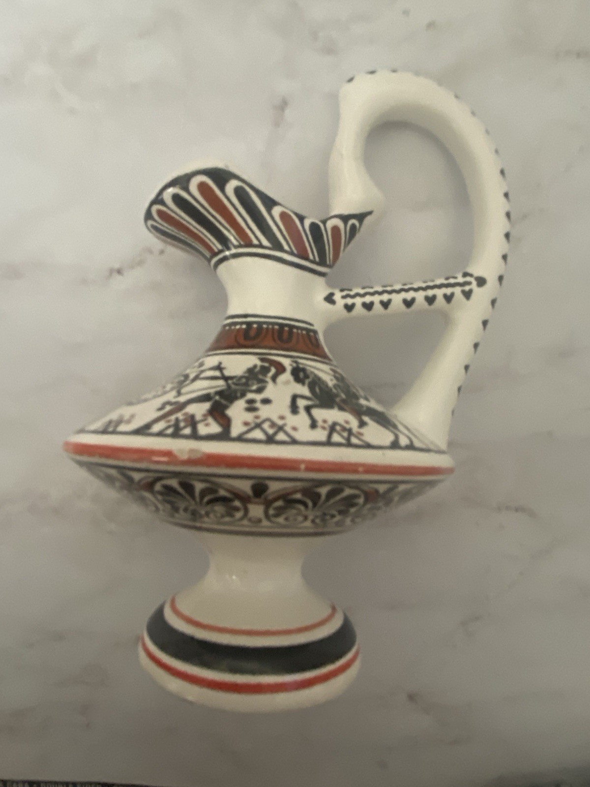D. Vassilopoulos Greek Warriors Ceramic Urn Licensed Reproduction Greece