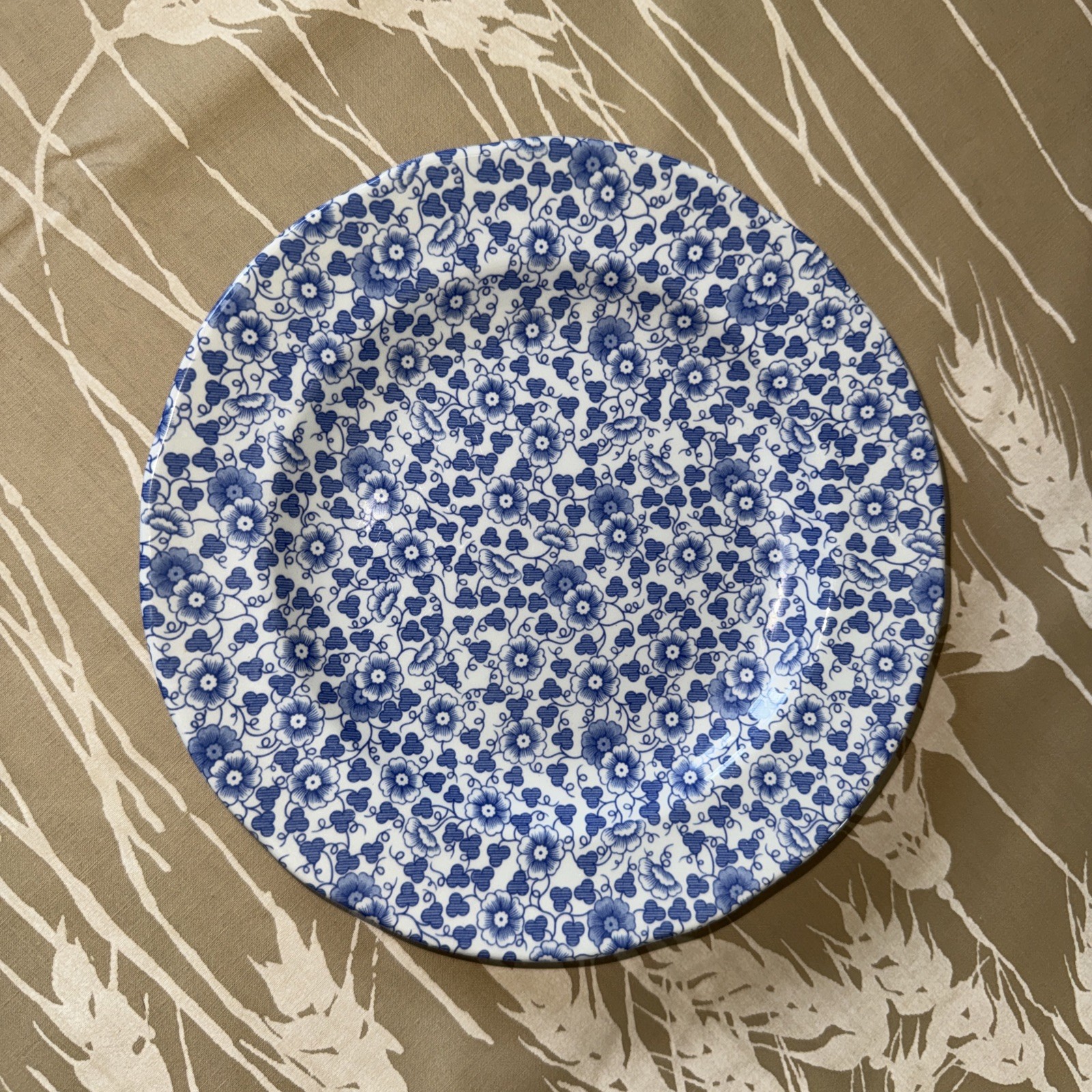 Spode Penny Lane Daisy White 7.5 Inches Salad Plates Blue Floral Set of 4 Rare