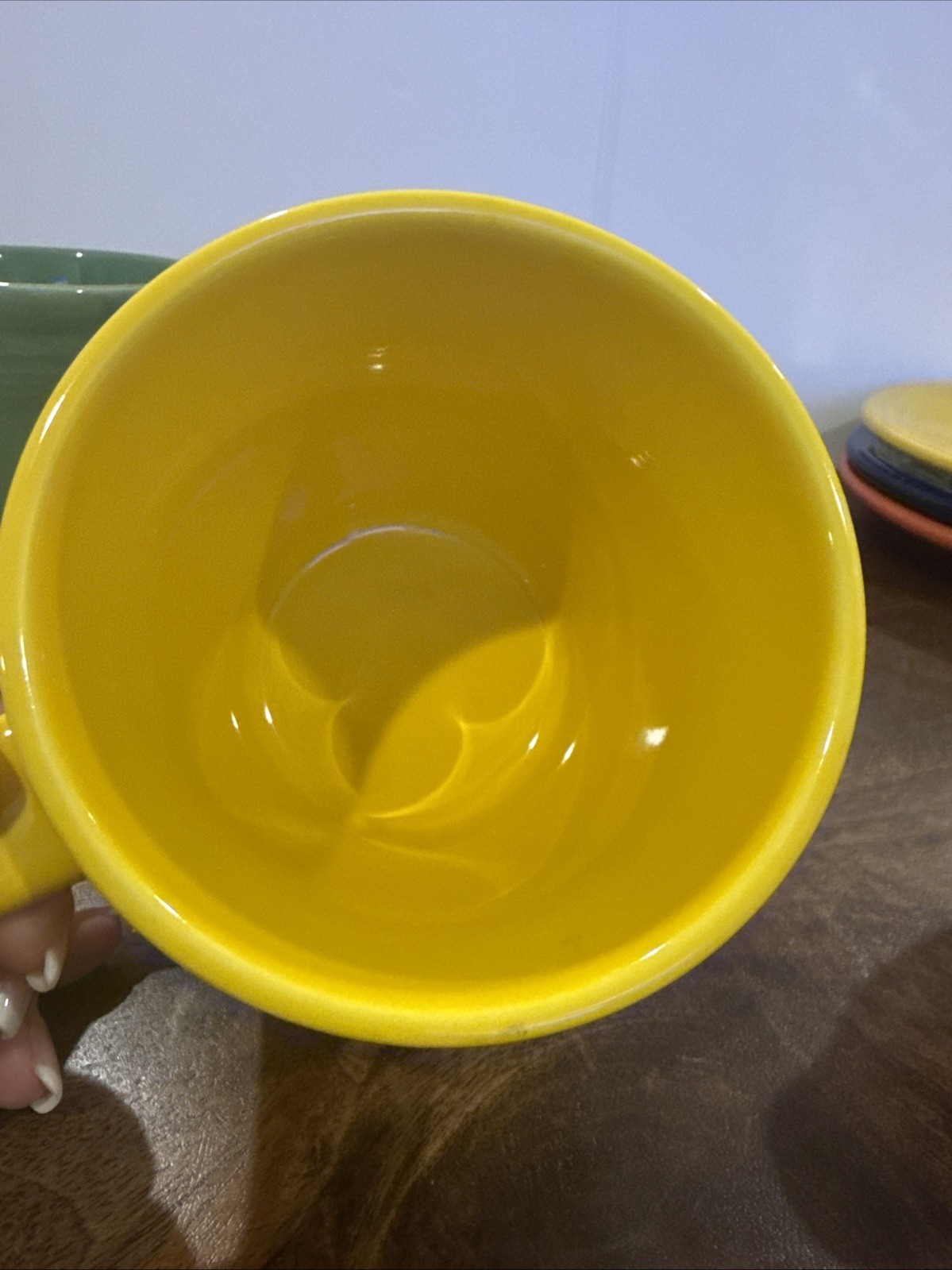 4 FIESTAWARE TAPERED MUG 15 oz Twilight Poppy Meadow Daffodil Mix