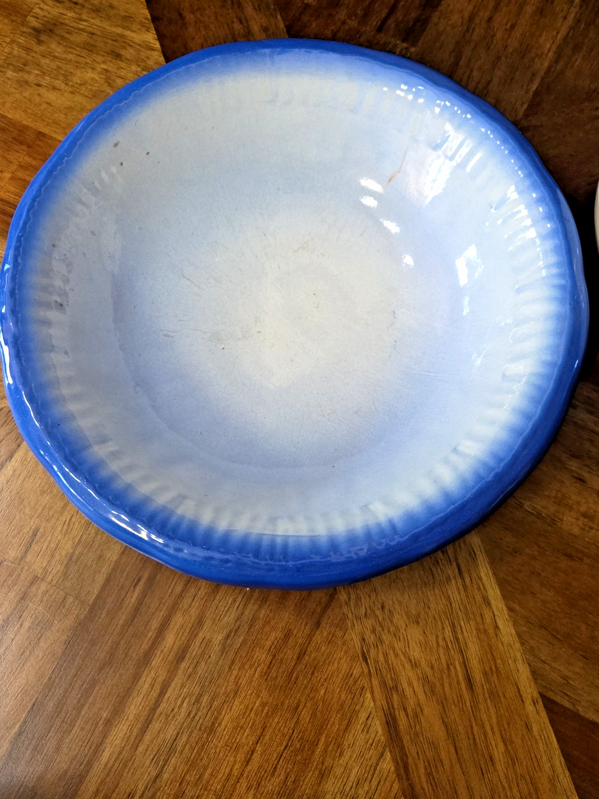 Pitcher and Bowl Set Wash Basin Blue And White Farmhouse Pottery Home Decor
