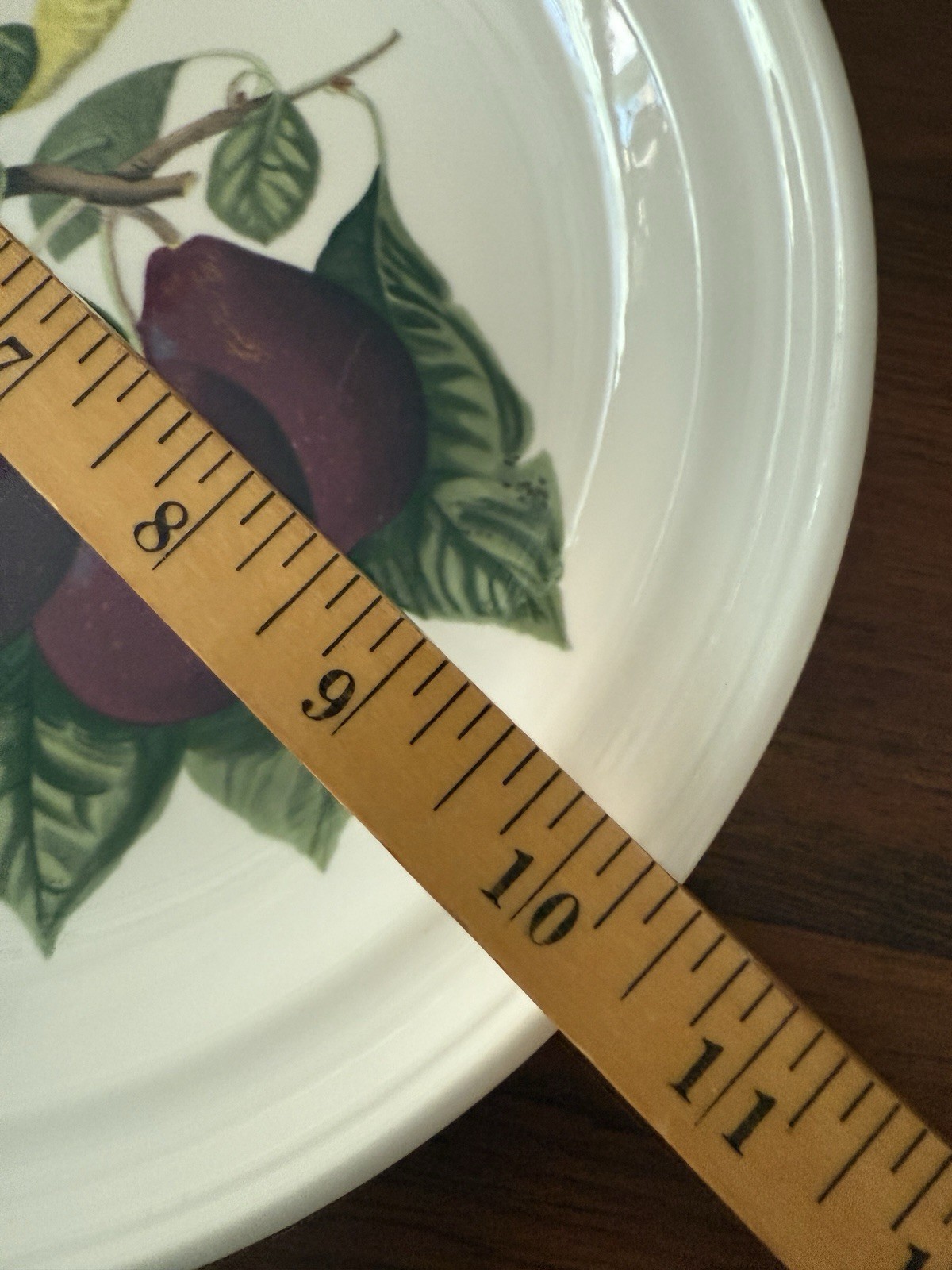 Vintage Portmerion Pomona Vintage The Reine Claude Plum Dinner Plate EXC 10.5”