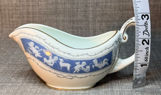 6 pc COALPORT England Revelry Pattern Fine Bone China Salt & Pepper, Gravy Boat
