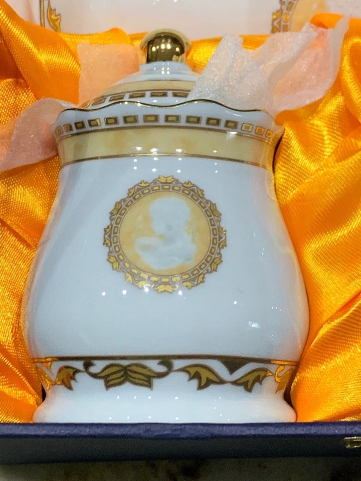 European Home Decor Vintage T Bavaria Sugar & Cream & Tray Set New