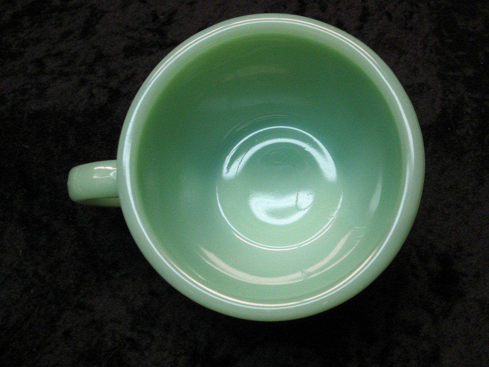 Fire-King Jade-ite Restaurant Ware #G319 Cup & #G295-6″ Saucer Mint NOS