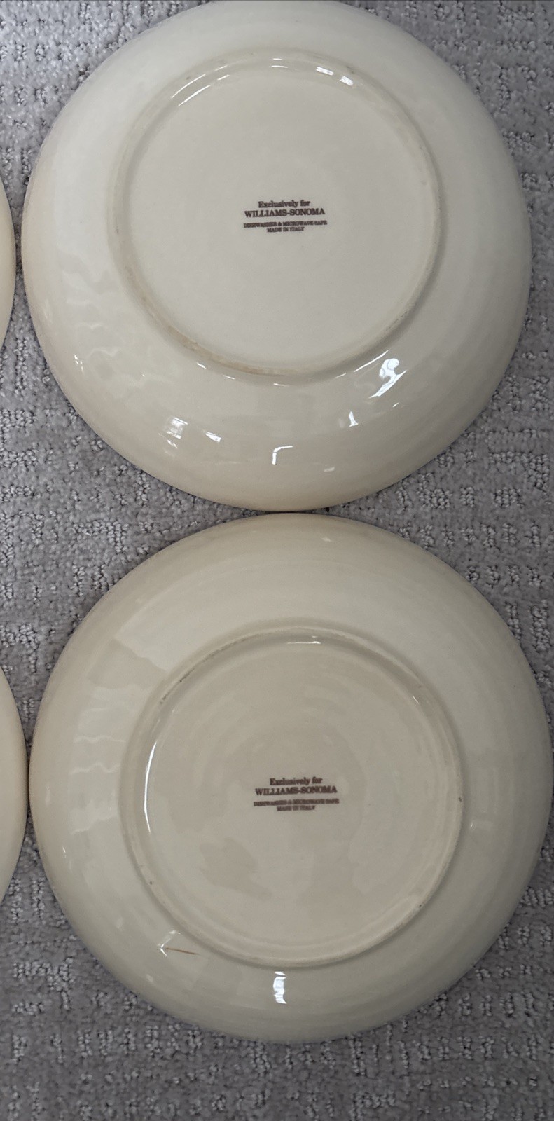 8 Williams Sonoma Rustic Rooster PASTA SALAD BOWLS ITALY FRENCH POTTERY KITCHEN