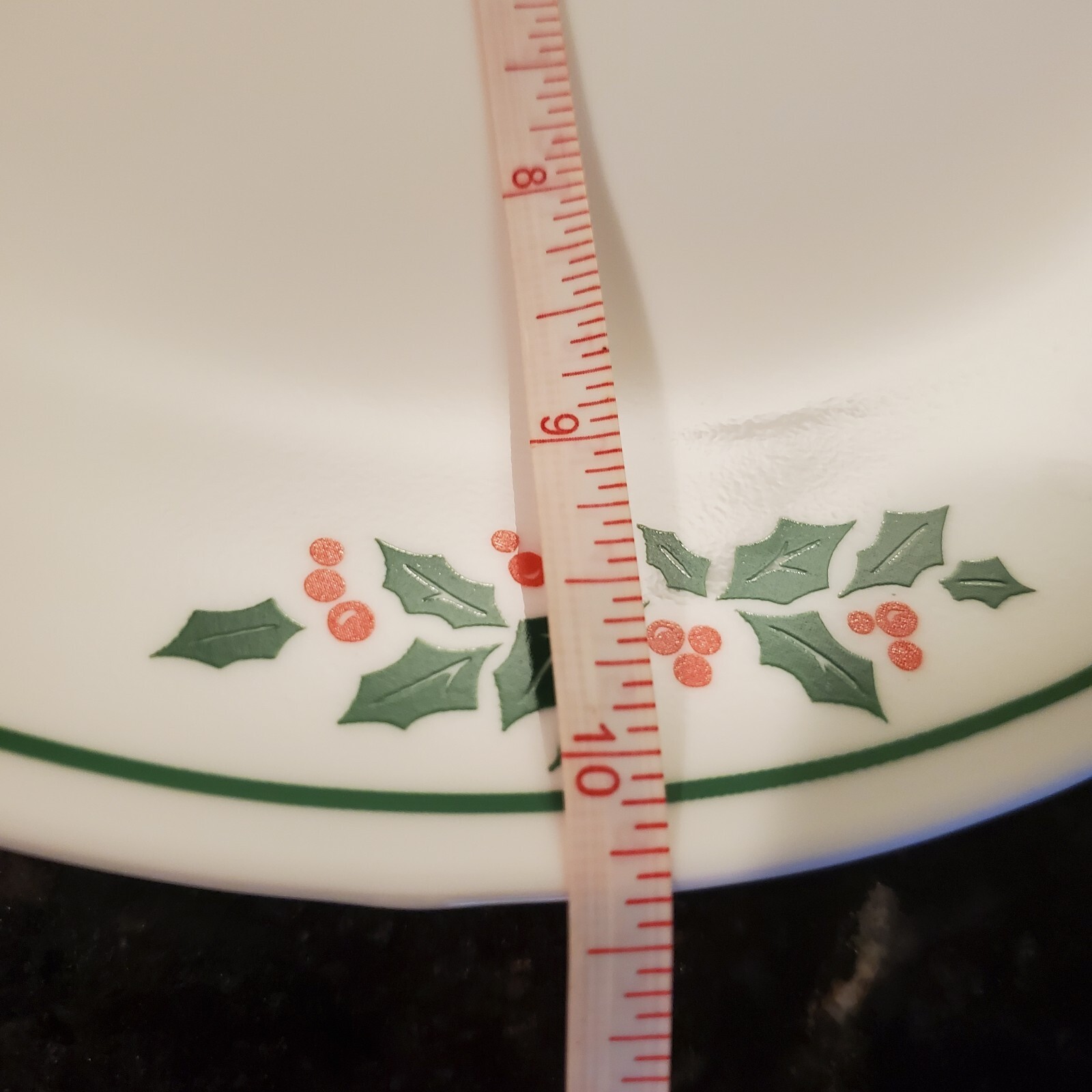 Corelle Winter Holly 10-1/4″ Dinner Plate Christmas Holiday Replacement Piece