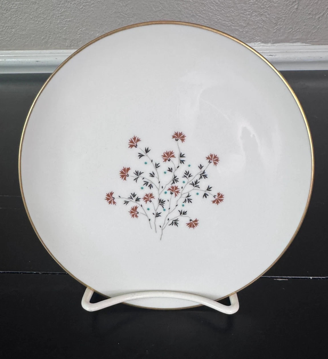 VINTAGE 6.5IN DESSERT PLATES PARISIENNE BY ROYAL JACKSON (SET OF 6)