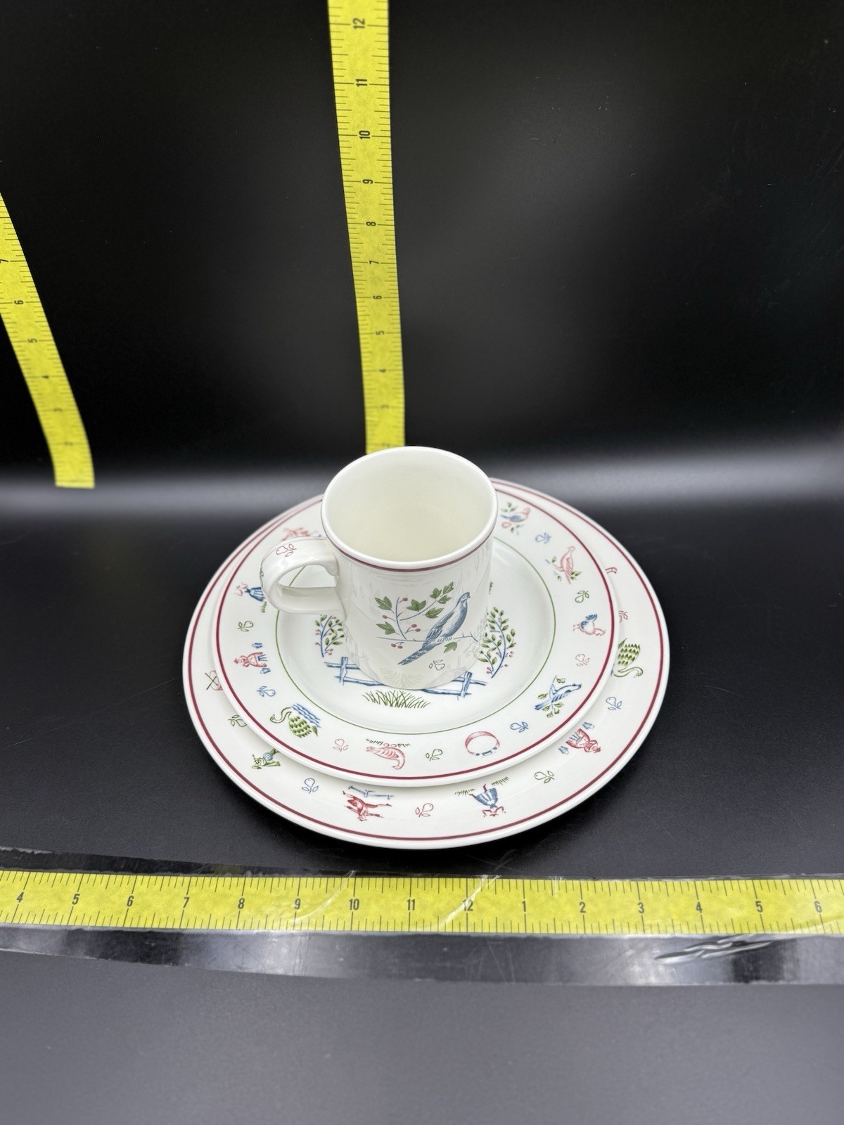 🎄 Johnson Brothers “The Twelve Days of Christmas” 3-Piece Place Setting