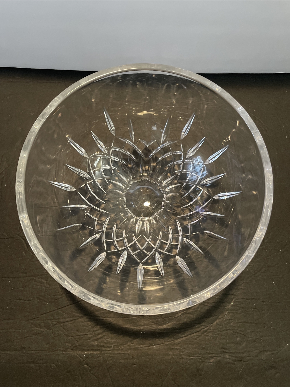 Vera Wang Wedgwood Fidelity-10″ Footed Crystal Bowl Lead Crystal – Germany