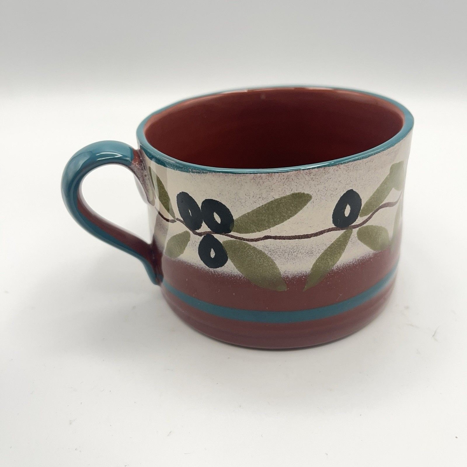 Handpainted Studio Art Mug – Olives