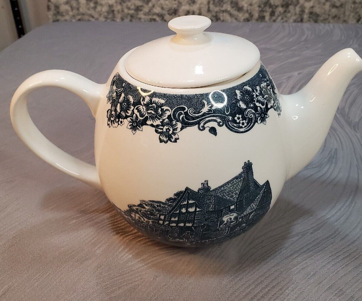 Staffordshire Engravings Teapot