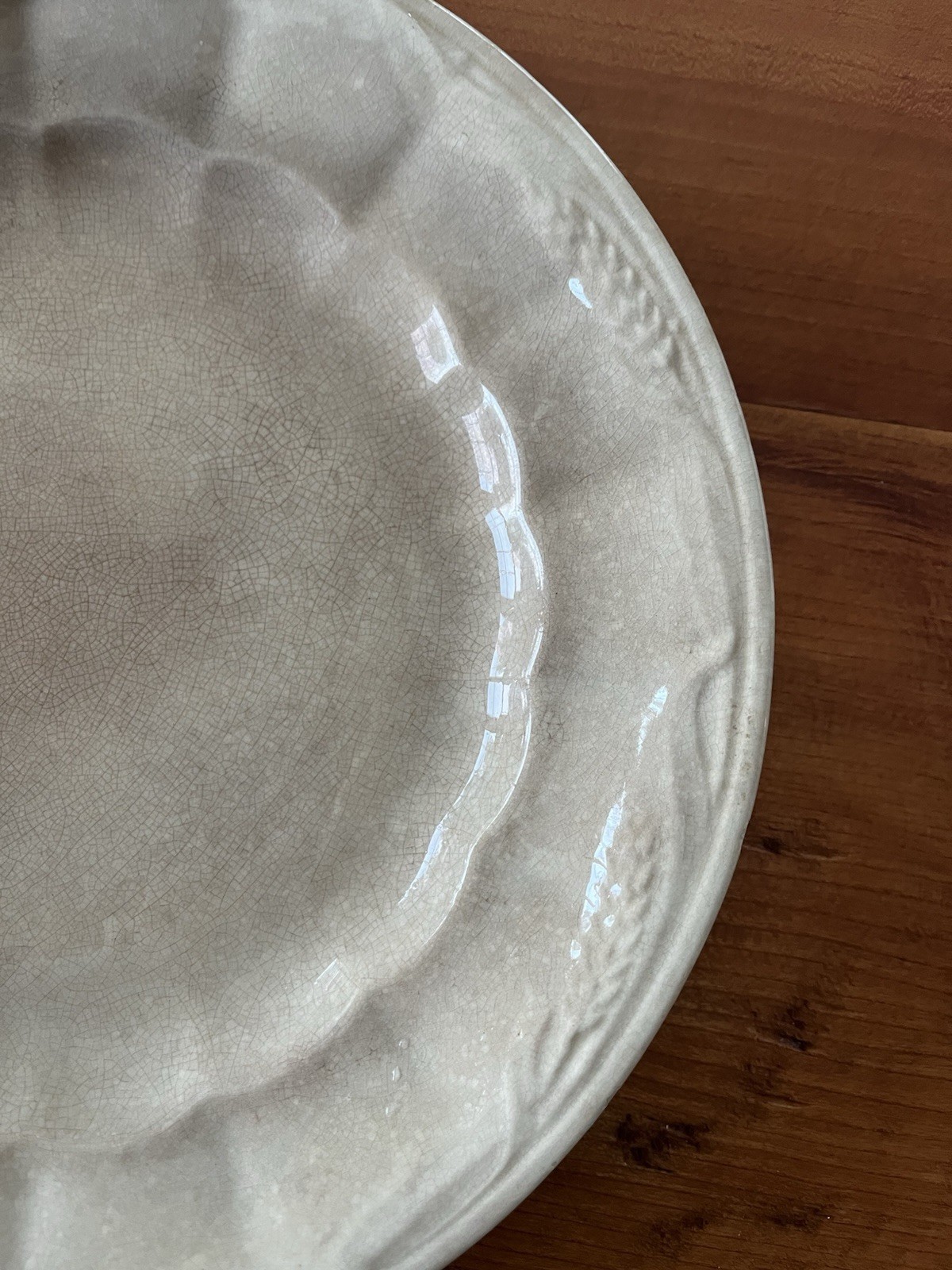 Elsmore And Forster Ironstone China Wheat Plates Lot Of 3