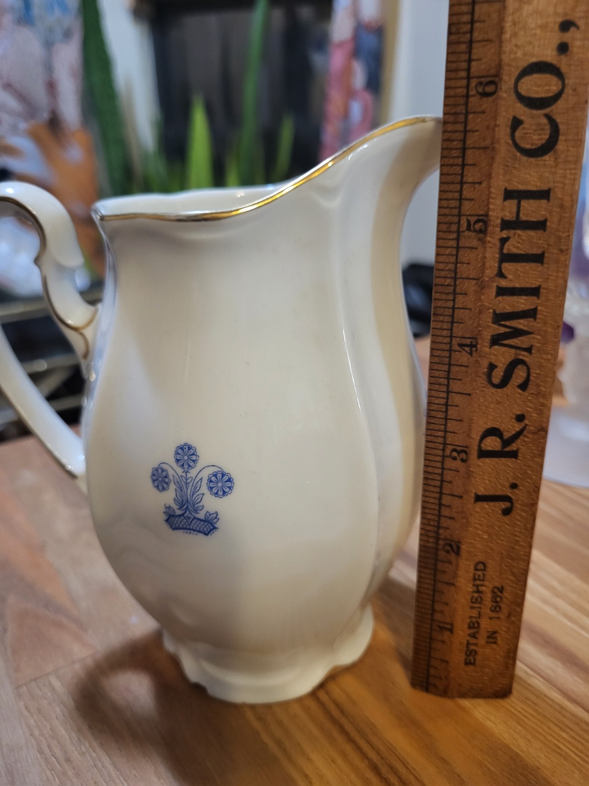 Vintage Bohemia porcelain Pitcher Antoinette, Czechoslovakia