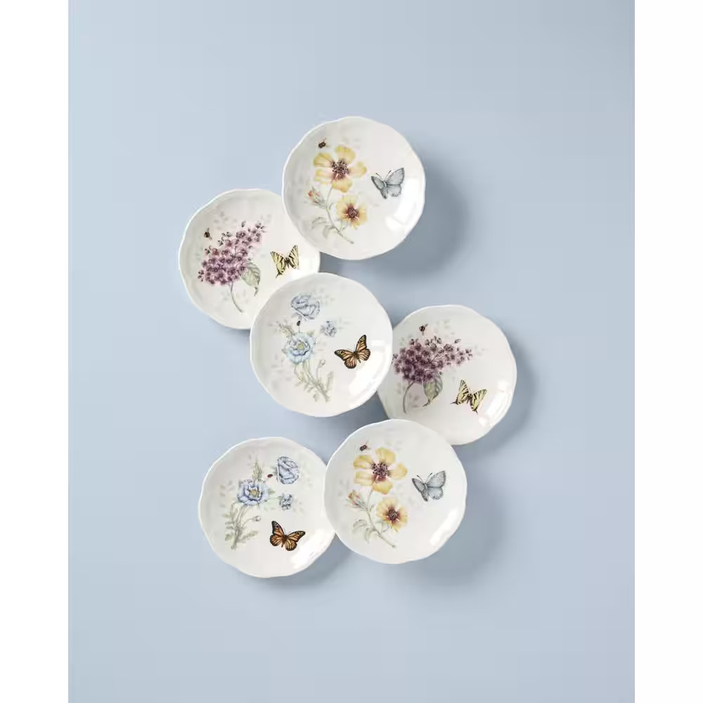 Butterfly Meadow Multi Color Party Plates (Set 6)