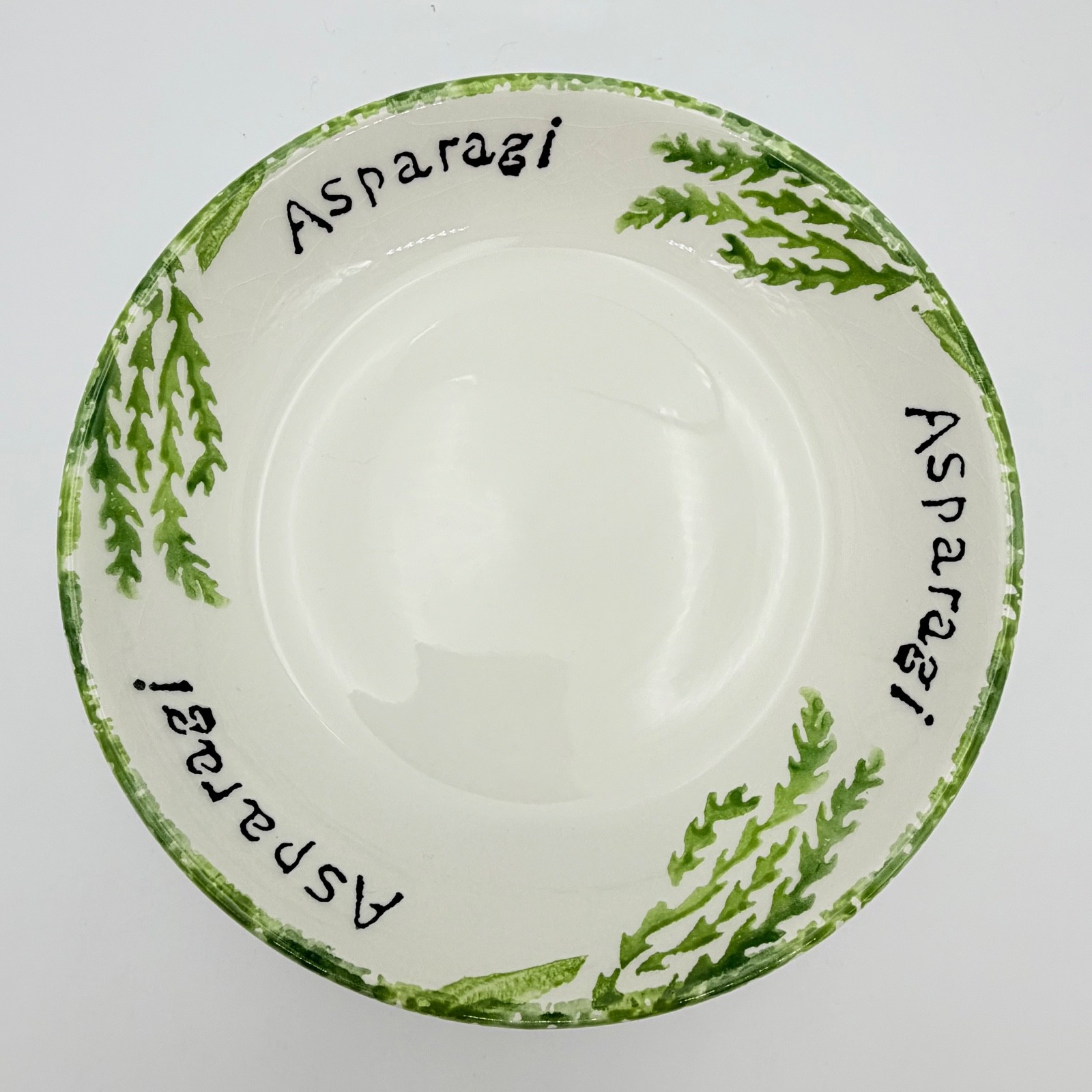Pier 1 Pomodoro Pasta Bowl Set 5 Pc Italy Aglio Mixed Vegetables Hand Painted