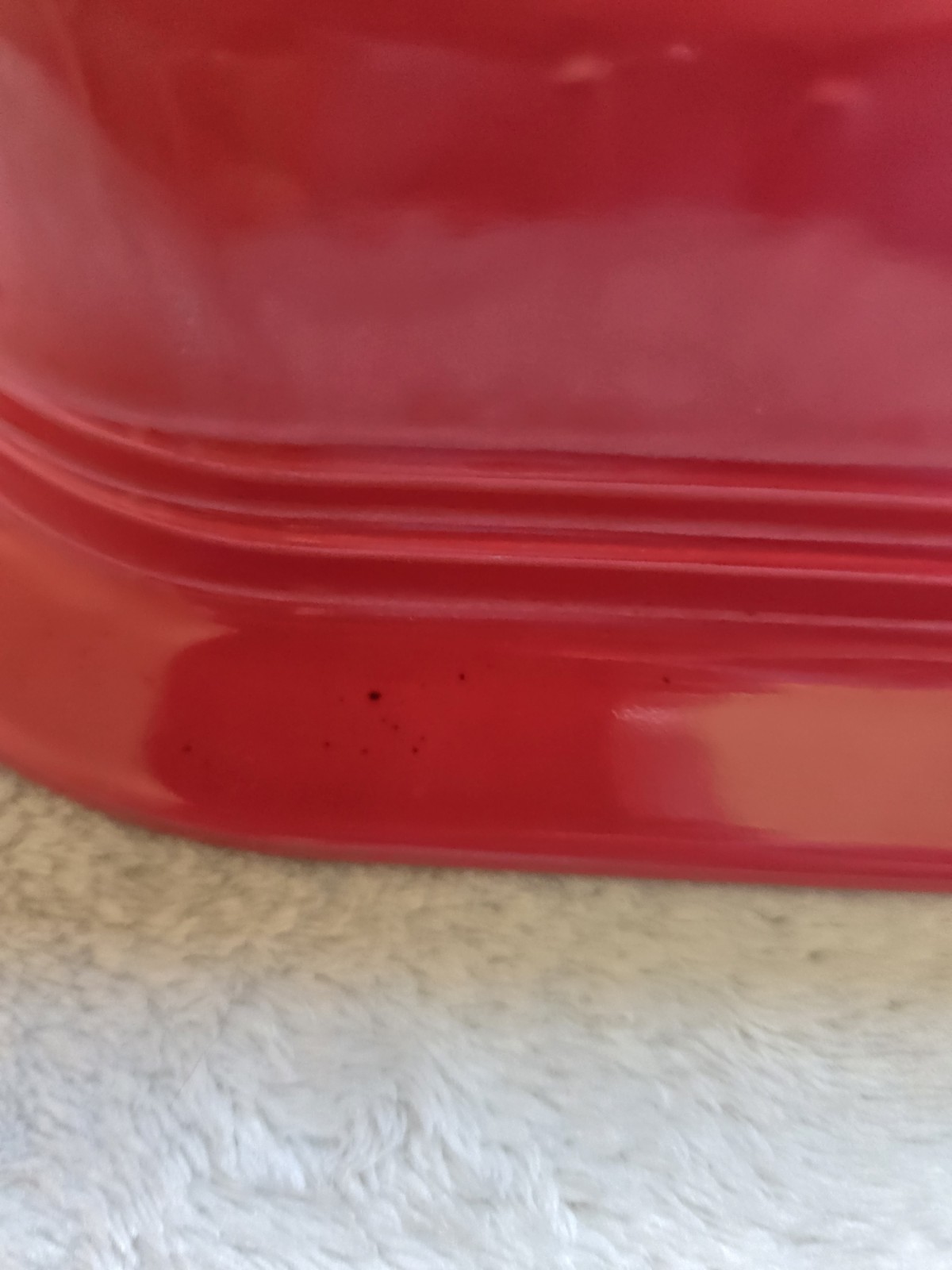 HLC Fiestaware 9in Square Baking Dish Red USED