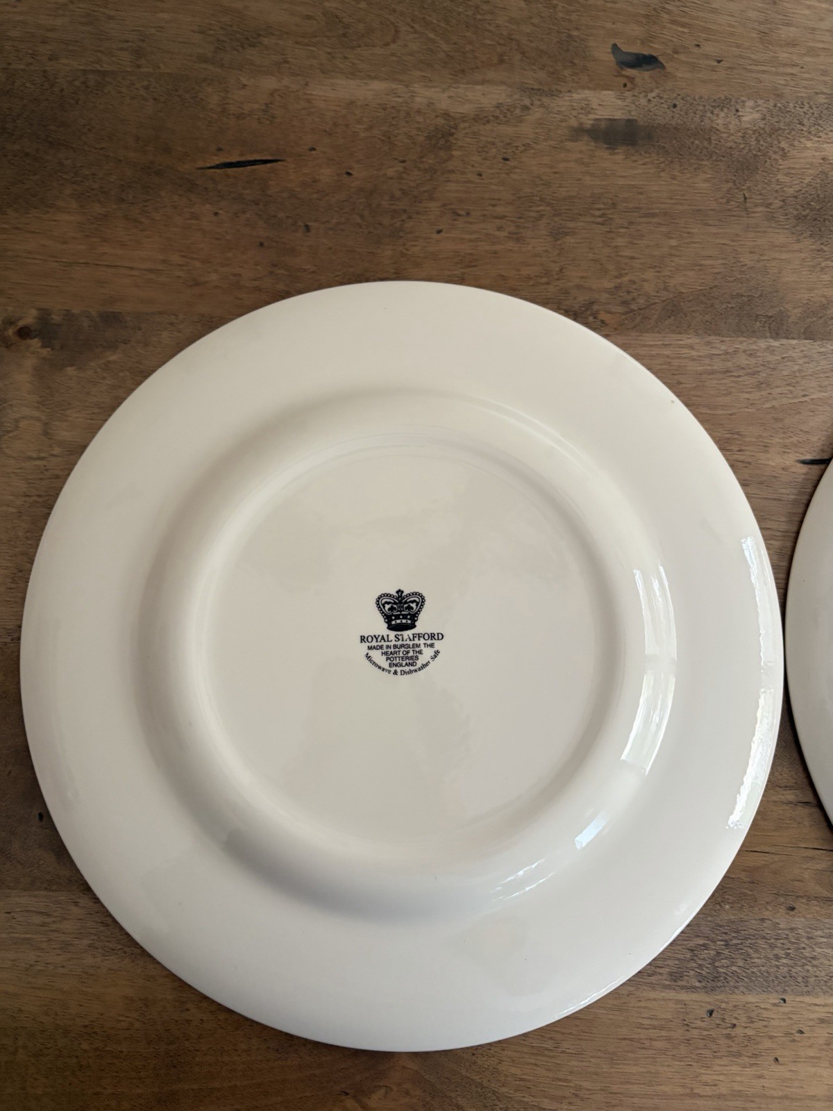 💀 Royal Stafford Skull Dinner Plate Set of 4 Made in England Halloween Plates