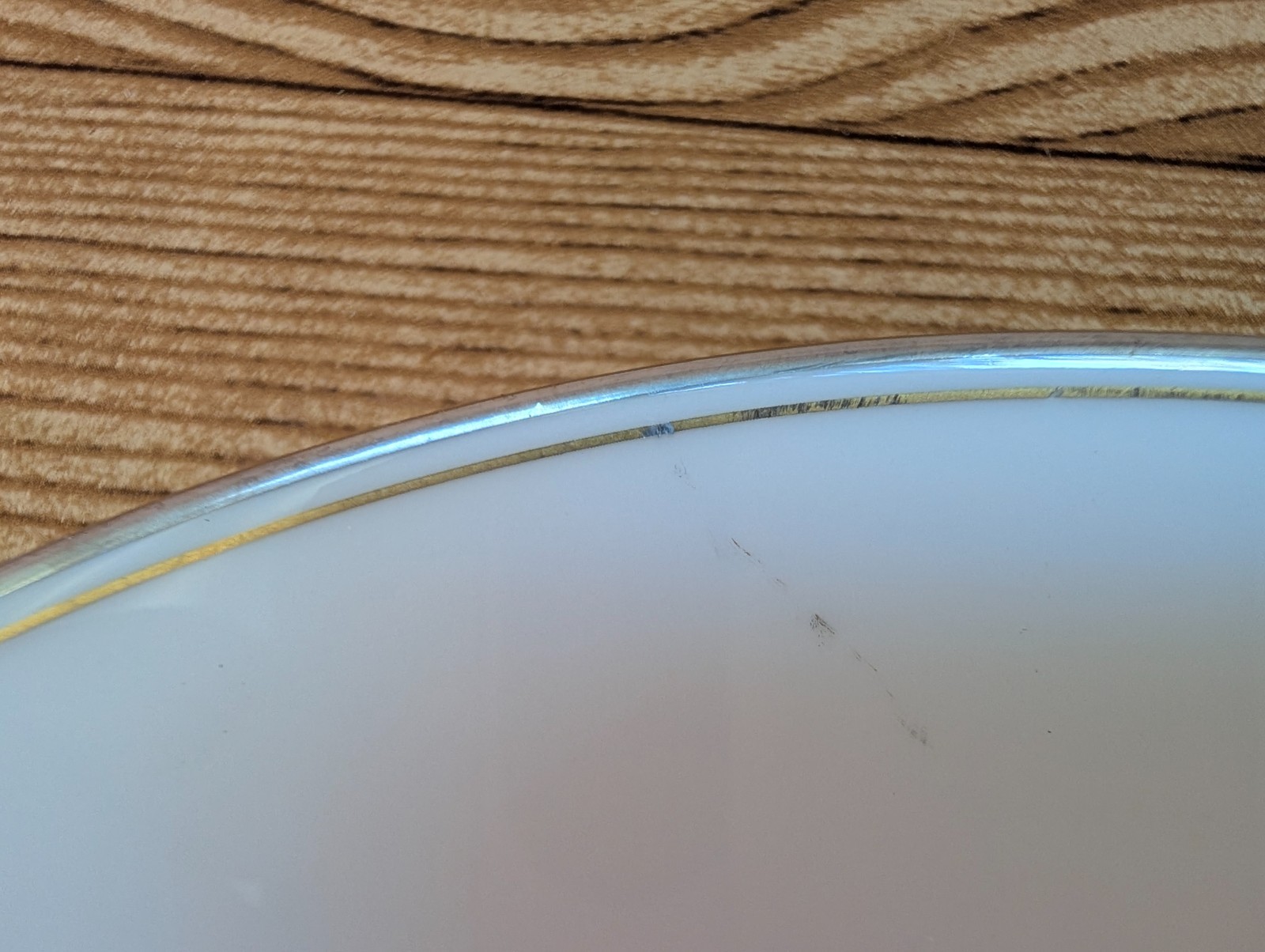 Vera Wang Fidelity Wedgwood Salad Lunch Plate Bone China Platinum Trim Vintage