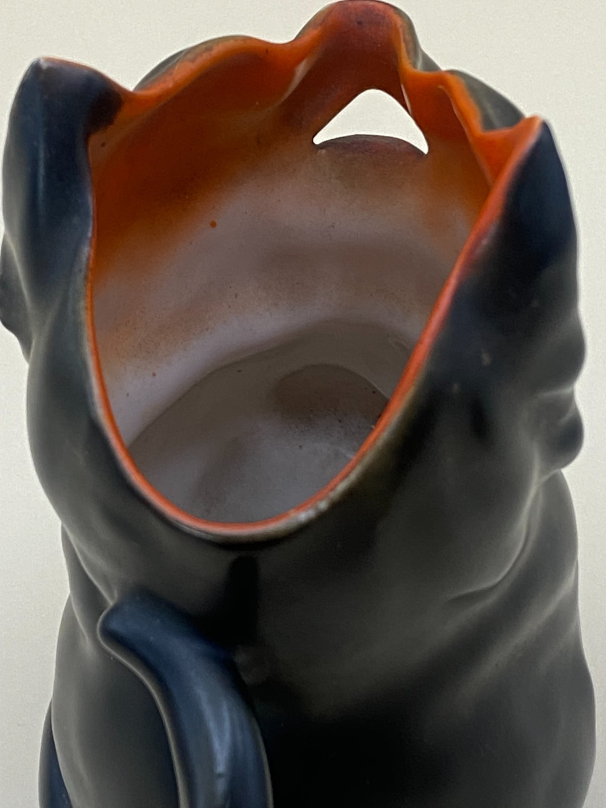 Vintage Black Cat Royal Bayreuth Fine Porcelain Creamer Pitcher – Bavaria 1910s