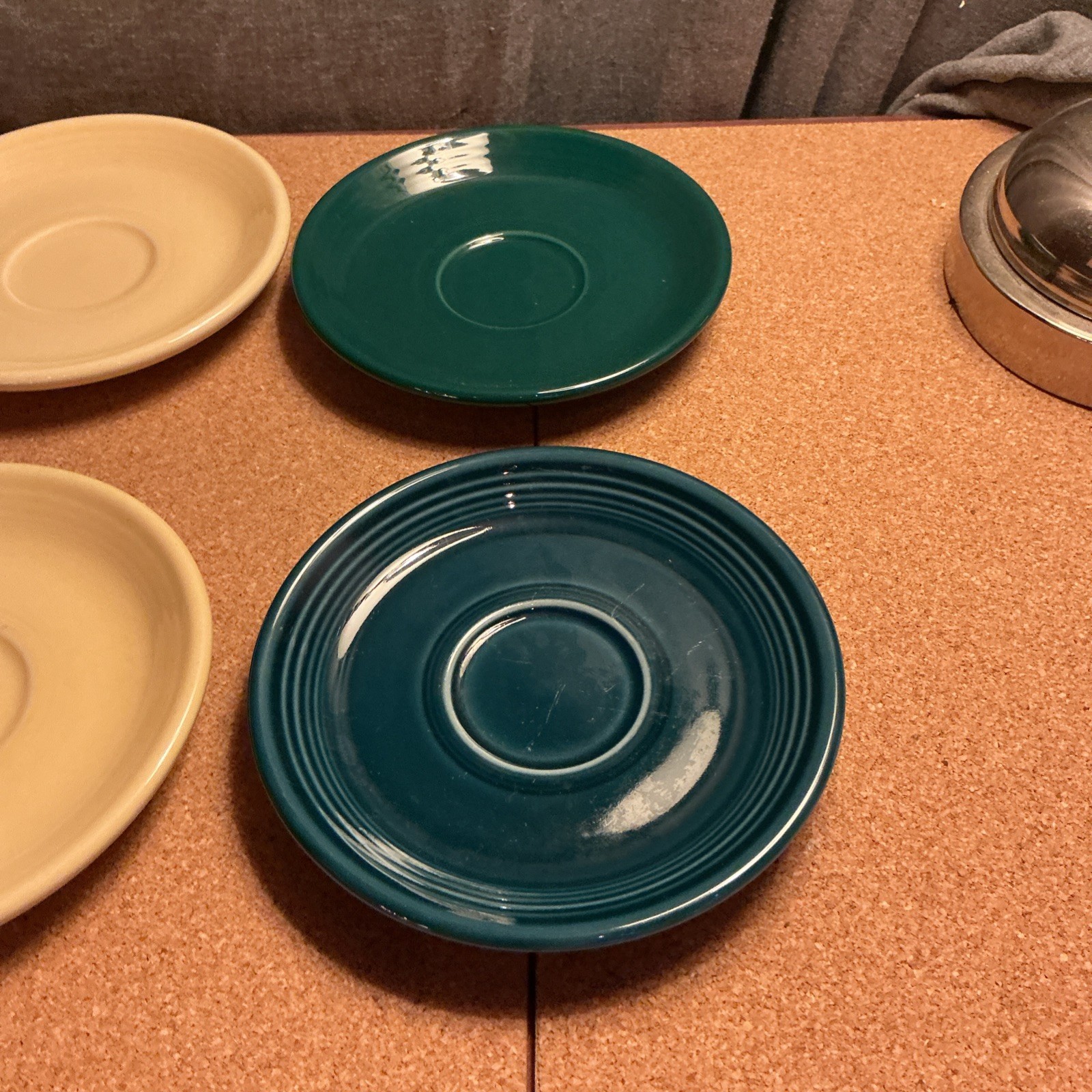Homer Laughlin Fiesta Fiestaware Plates Yellow, Blue, Green Color 1990s – 00s