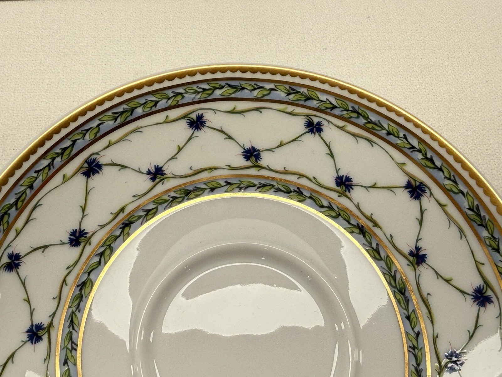Raynaud Limoges “L’Allee Du Roy” Tea Cup & Saucer Set – Mint Condition – France