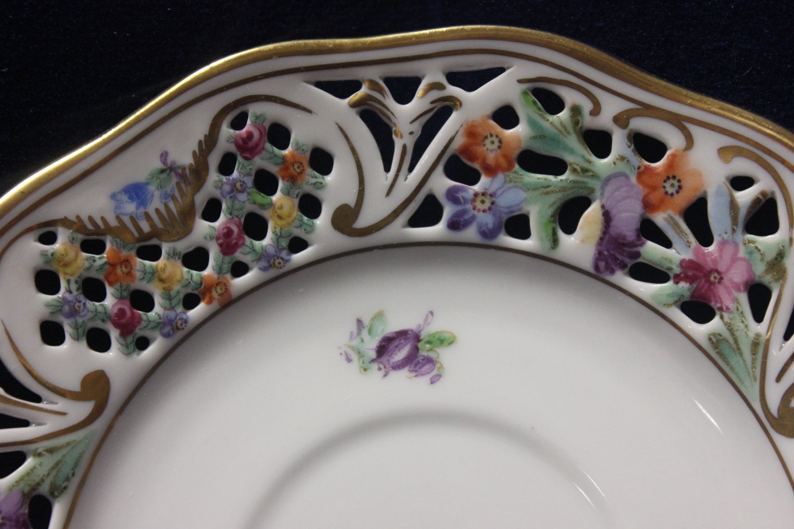 Schumann Bavaria Dresden Empress Chateau Flat Teacup & Saucer Set, 12 Sets Avail