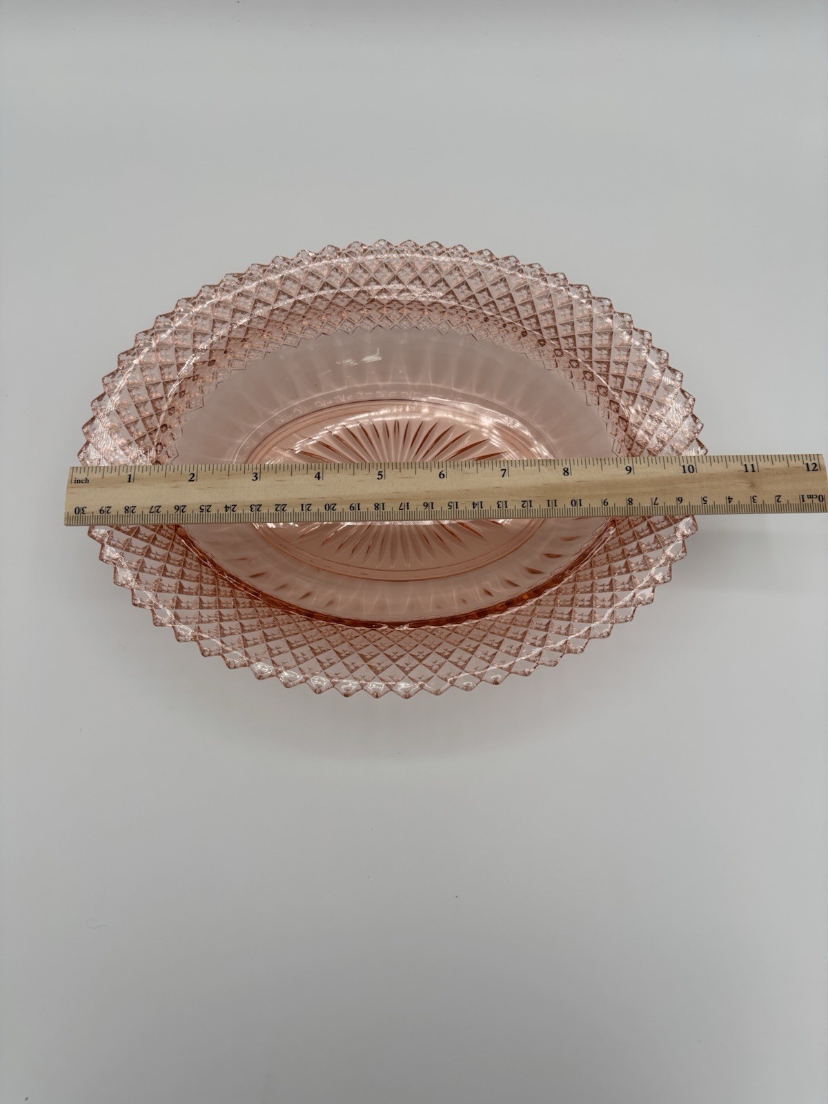 Anchor Hocking Miss America Pink Oval Serving Dish 10.5″ Depression Glass