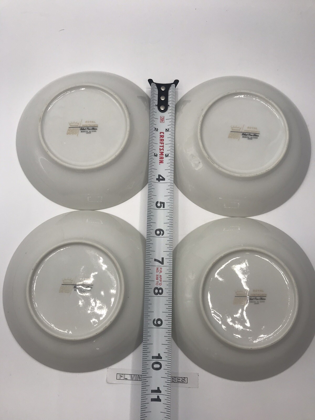 Lot Of 15 Piece Royal Wentworth Select fine China Stamped Marcia 51/216S JAPAN