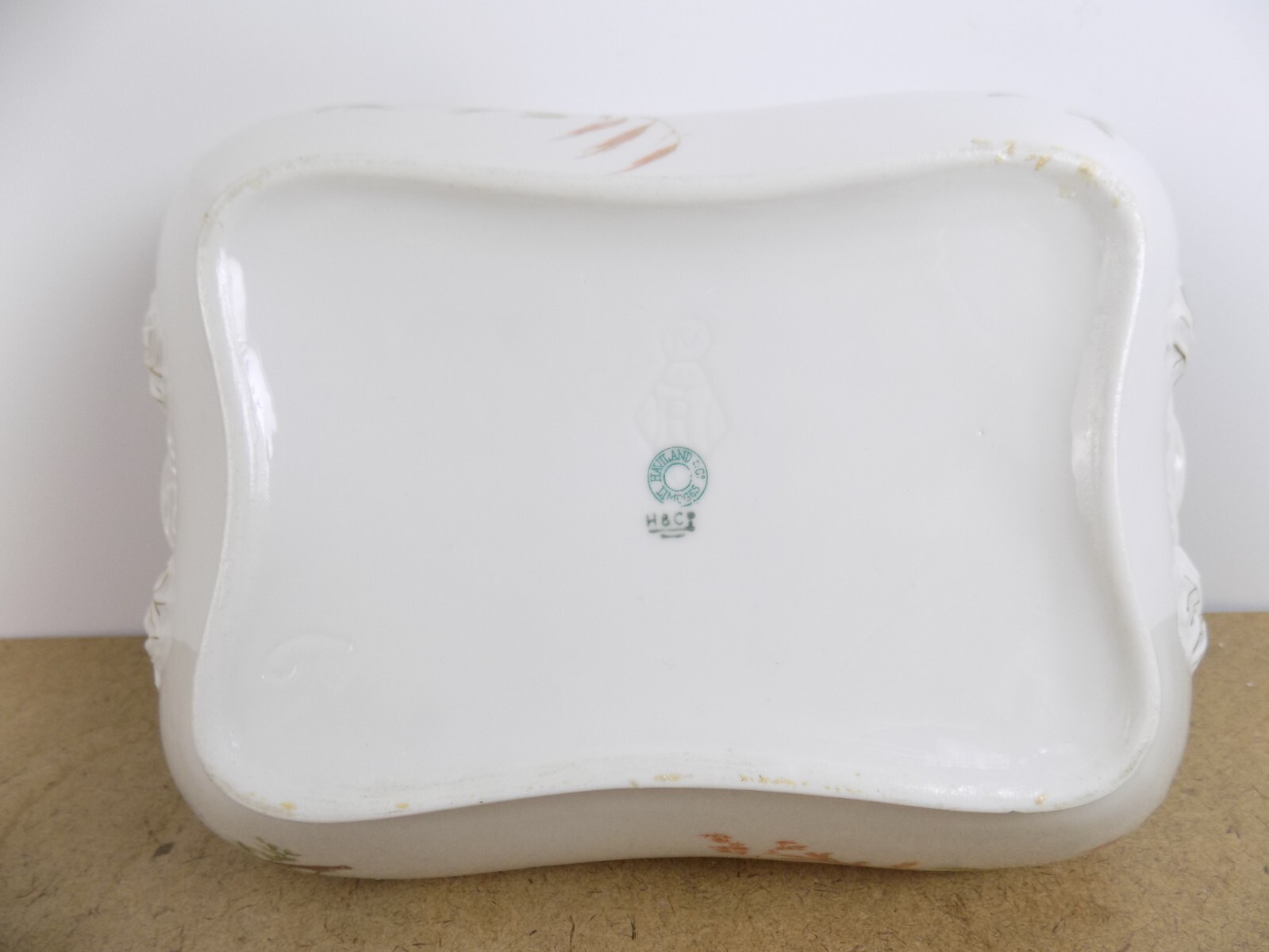 Haviland & Co. Limoges Porcelain Meadow Visitors Tureen Serving Bowl Birds