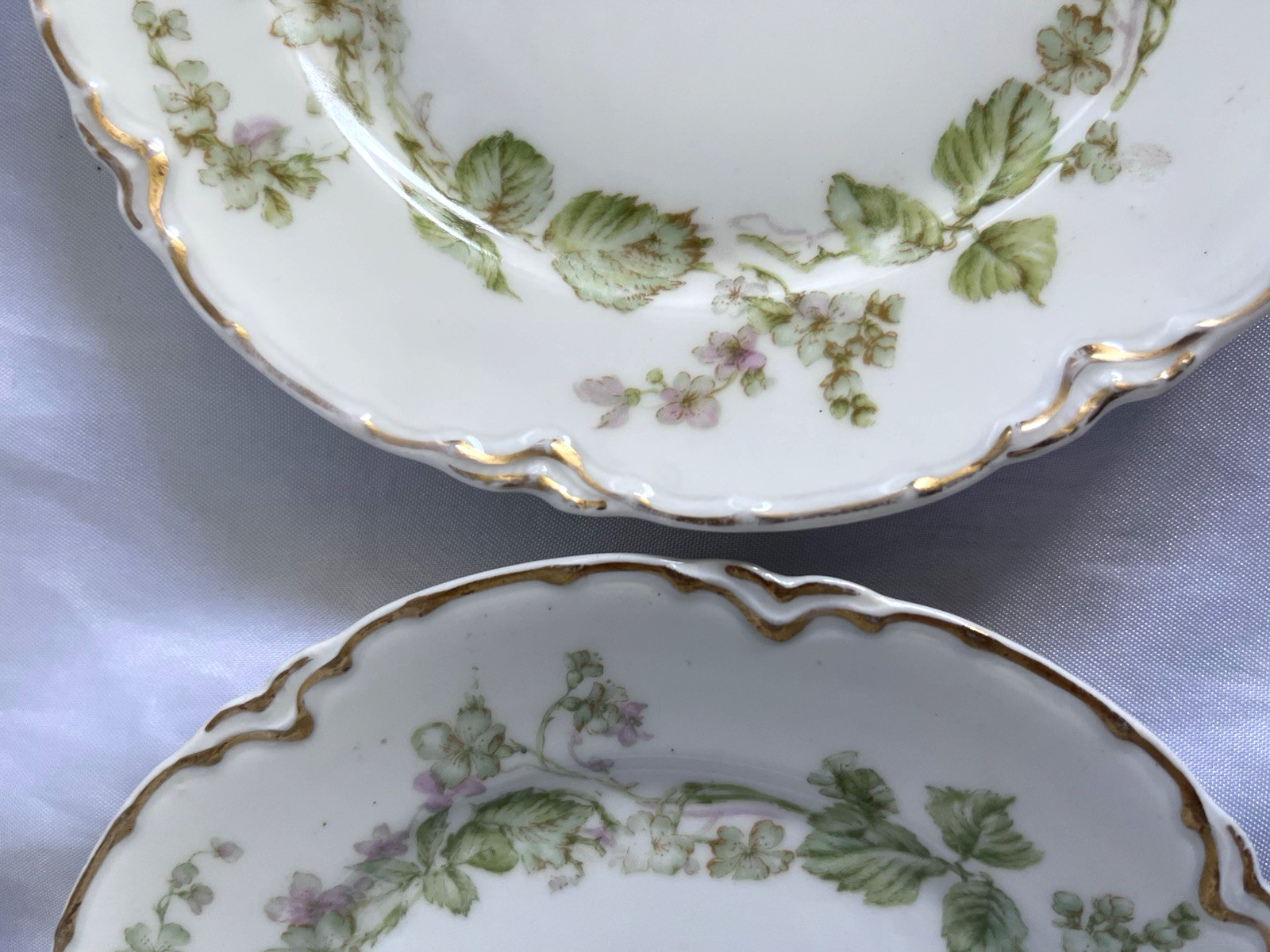 HAVILAND Limoges Charonne lot of four bread & butter plates. Limoges. Floral.