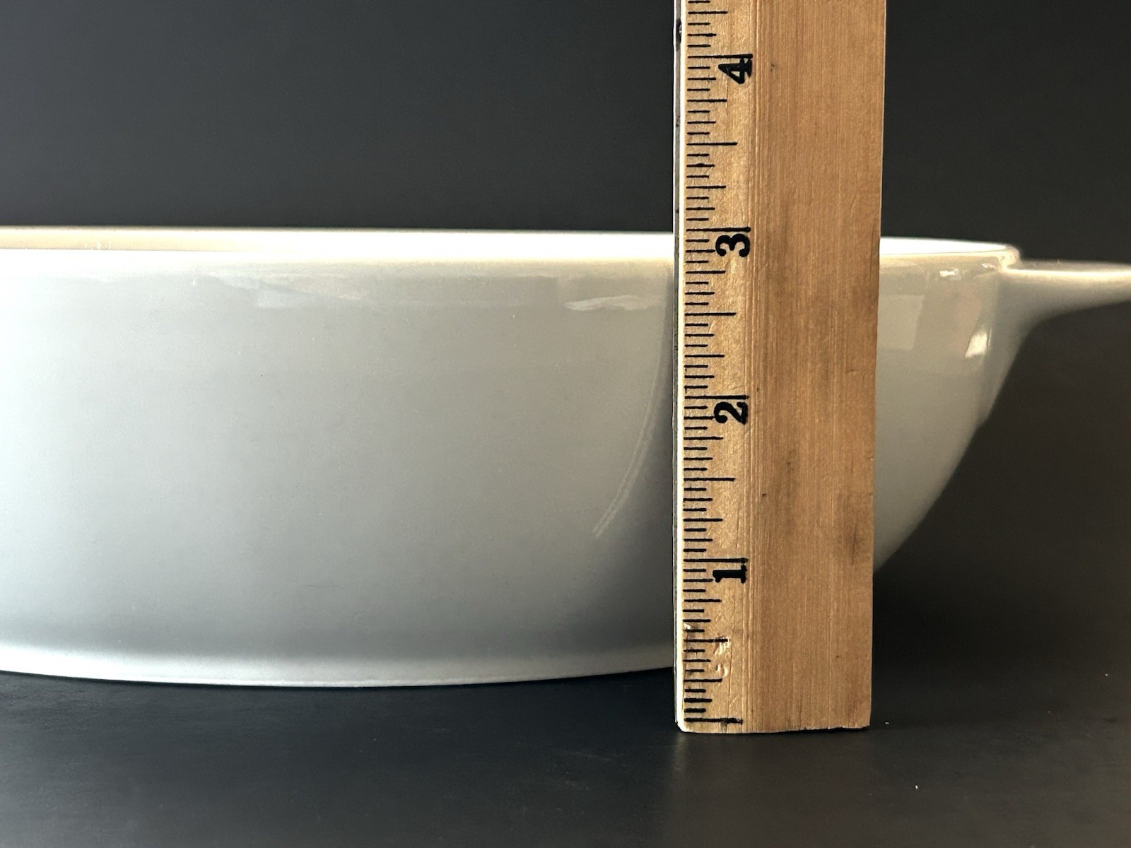 Denby White Round Oval Baker 13” Casserole Dish