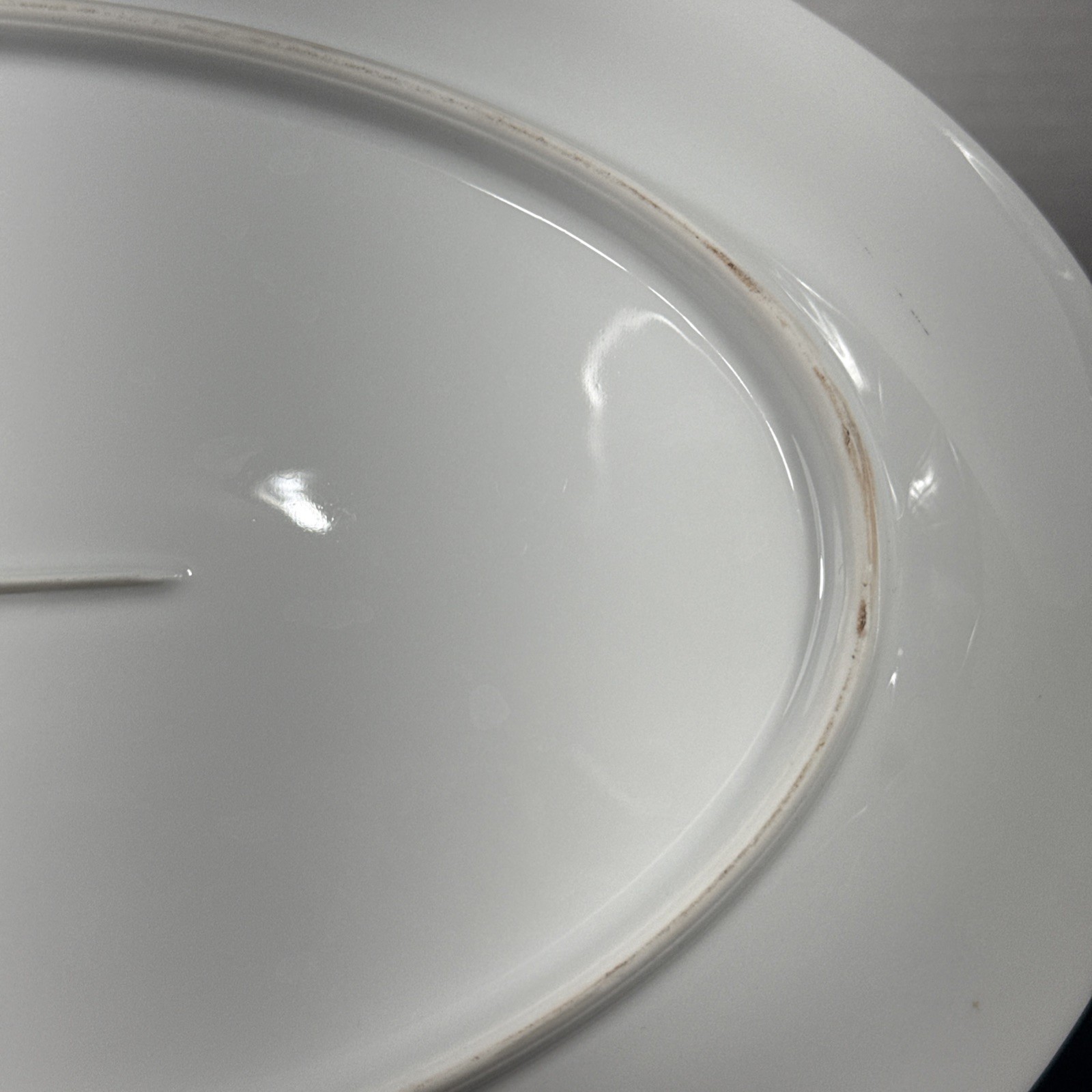 NORITAKE BLUEBELL 5558 JAPAN Blue Flower Platinum Trim 16” OVAL SERVING PLATTER.