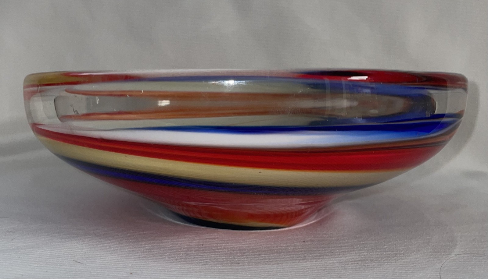 Murano Glass Multi-Color Bowl 3 Inches High