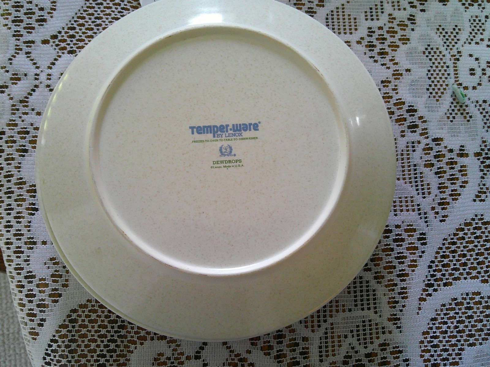 Lenox Temperware Dewdrops 8″ Salad Side Plates, set of 4, EXCELLENT!! L6