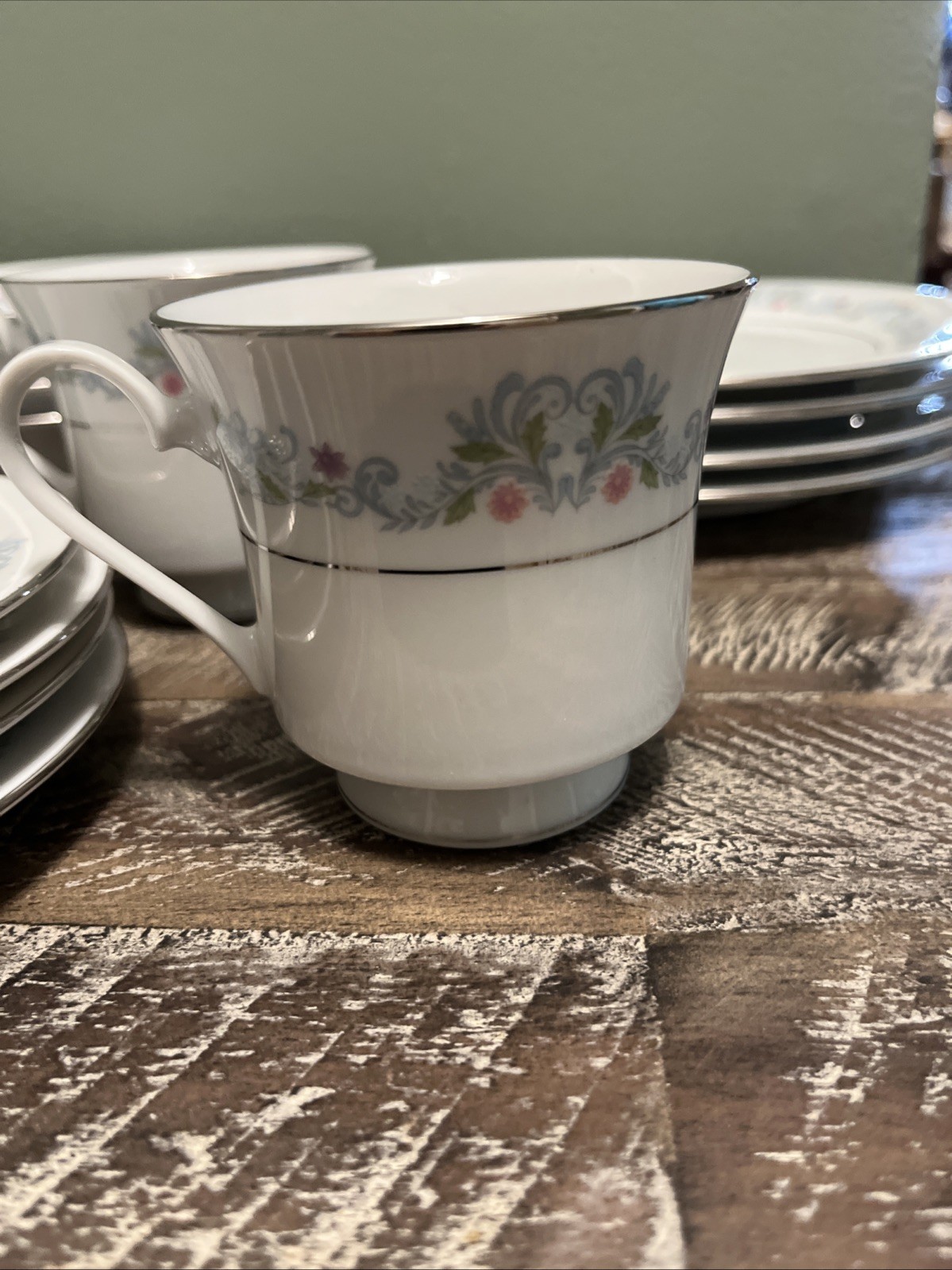 Vintage Crown Ming, Fine China, Jian Shiang, Windsor Pattern Service For 4 NICE