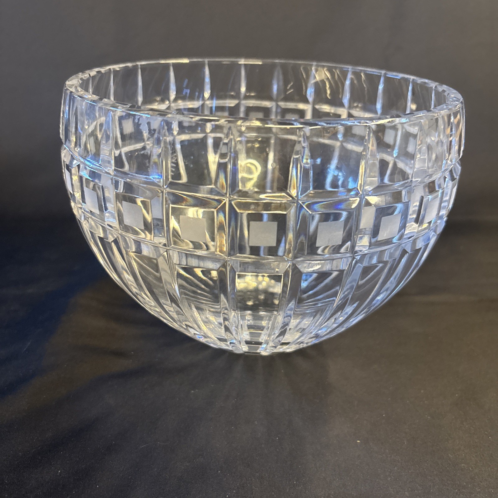 Waterford Marquis Crystal 7.5″ Quadrata Round Bowl
