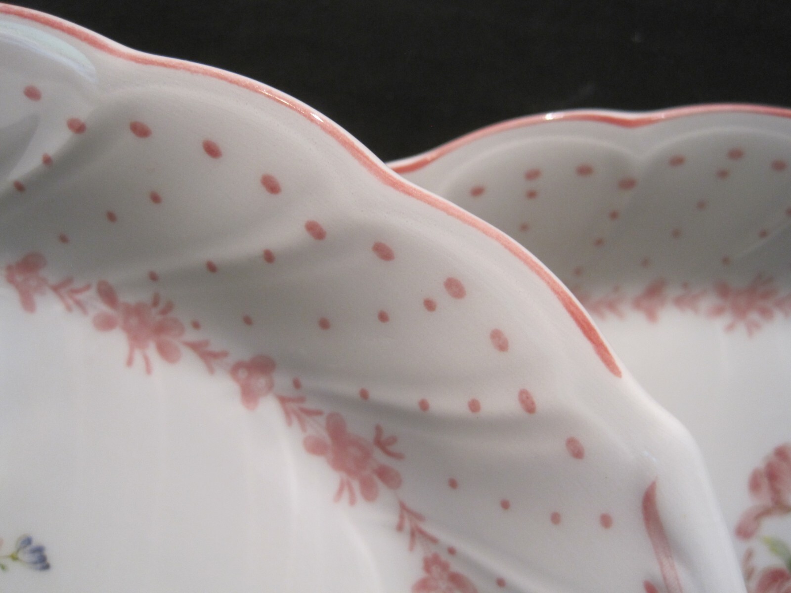 2 Nikko Pink Peony 9 in Platters, HTF Nikko Pink Peony 9 in Trays 2 Japan EUC,