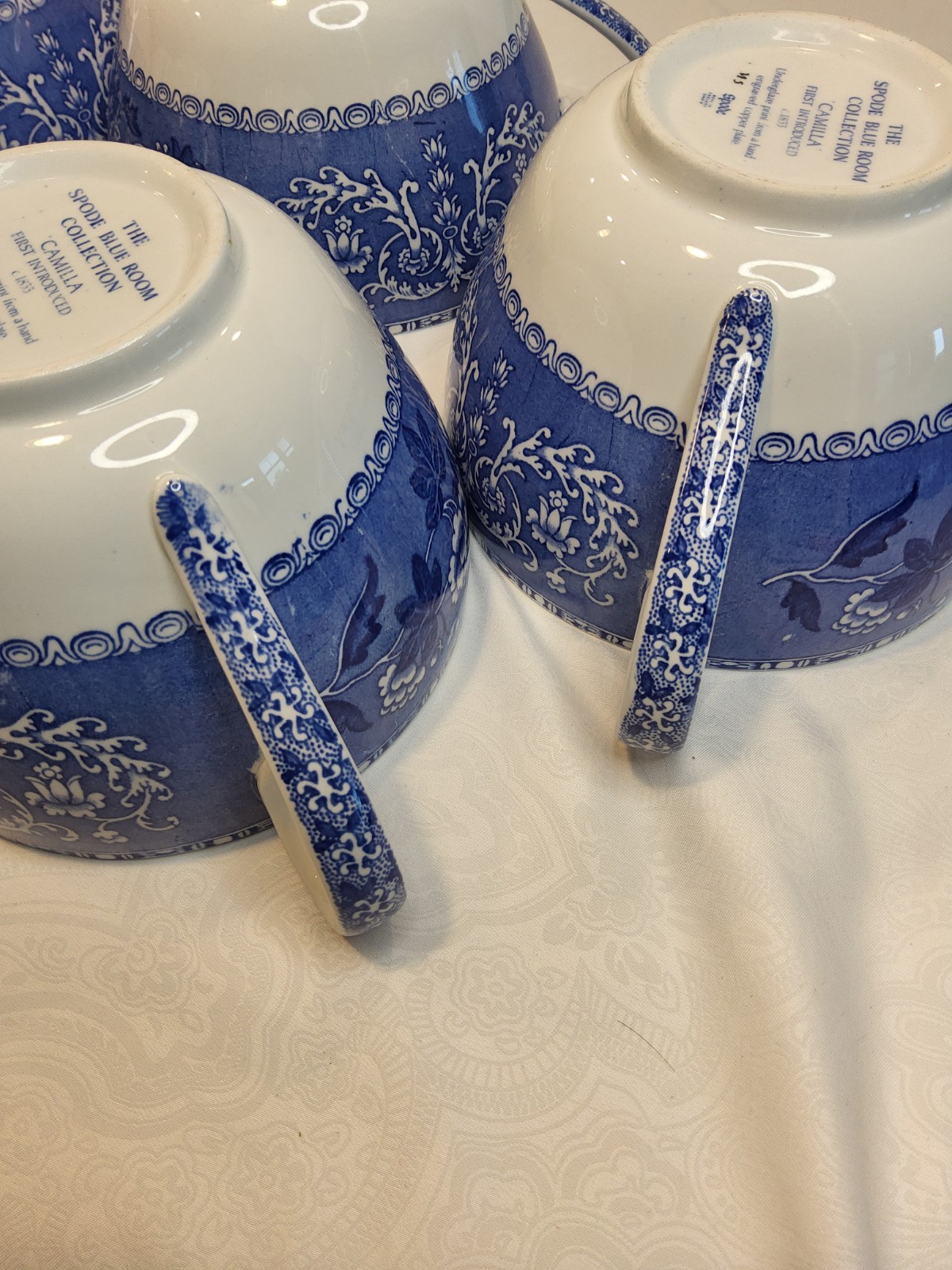 Spode Vintage Copeland Camilla Large Soup Cup and Saucer – 2 Piece Set.