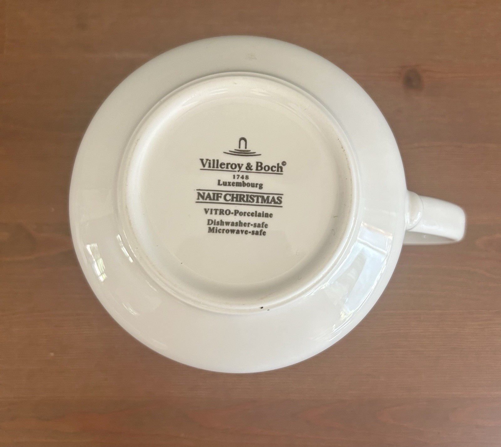 Villeroy & Boch Naif Christmas Teapot Porcelain Lid 3-Cup Folk Art Gerard Laplau