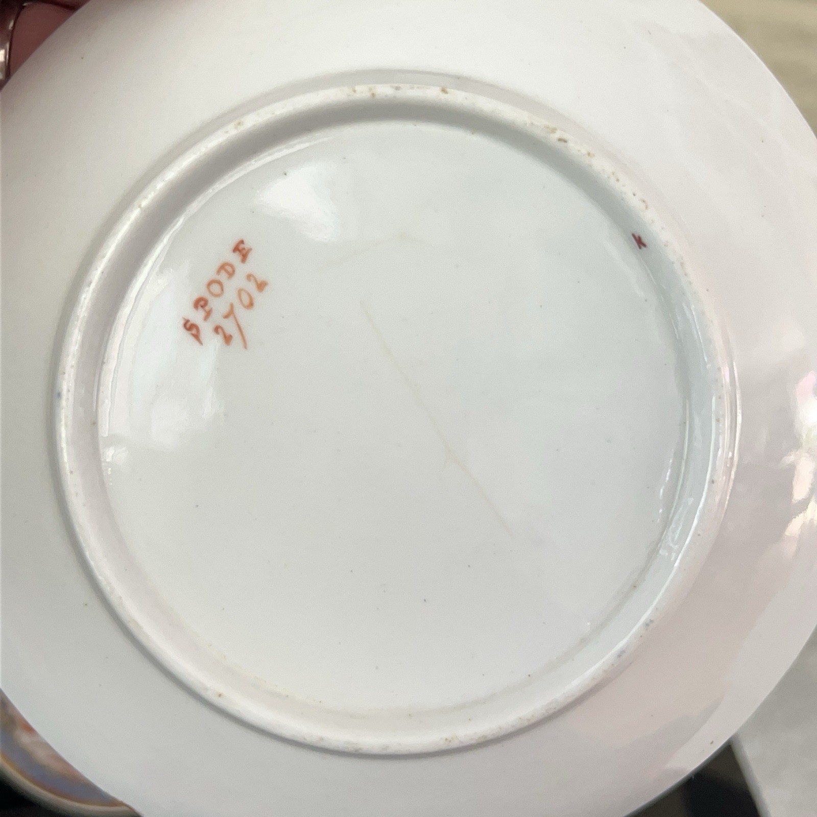 Antique Early Spode Cup & Saucer Japanese Imari C1810 Porcelain Gilt Blue Red