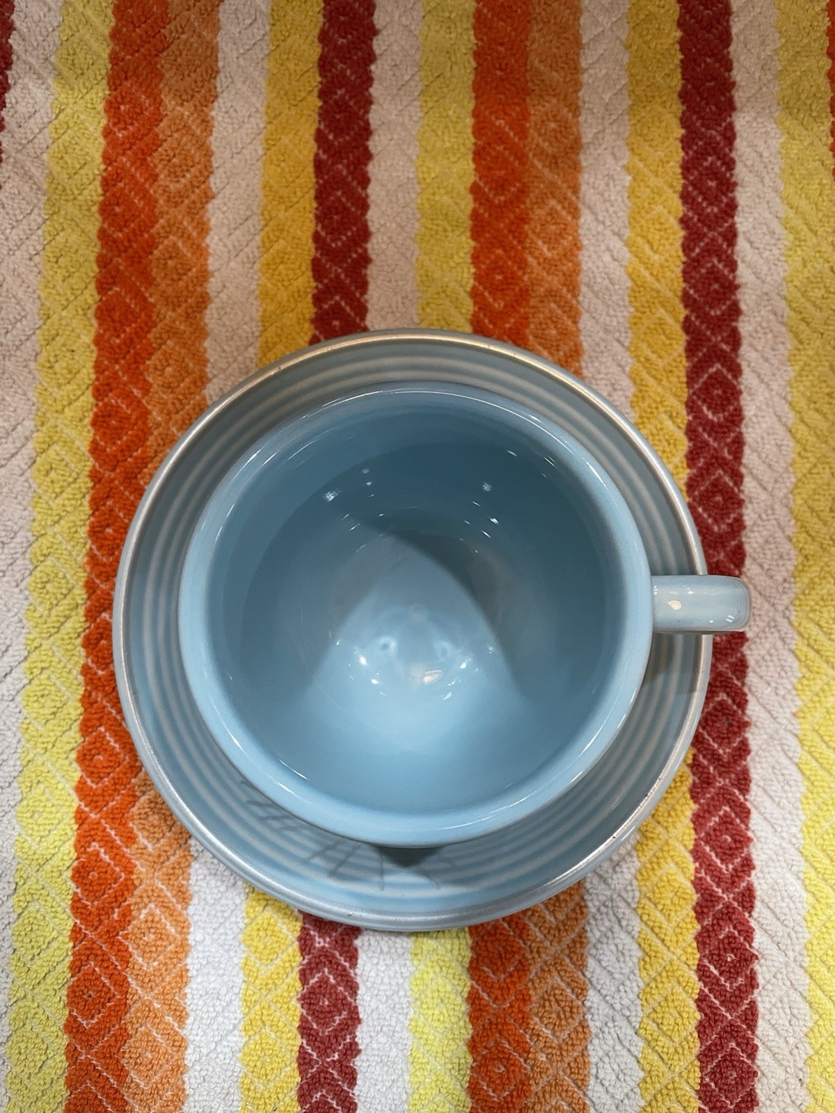 Fiesta HLCCA Cup And Saucer Atomic Pine 2026 Conference Exclusive Sky Pristine