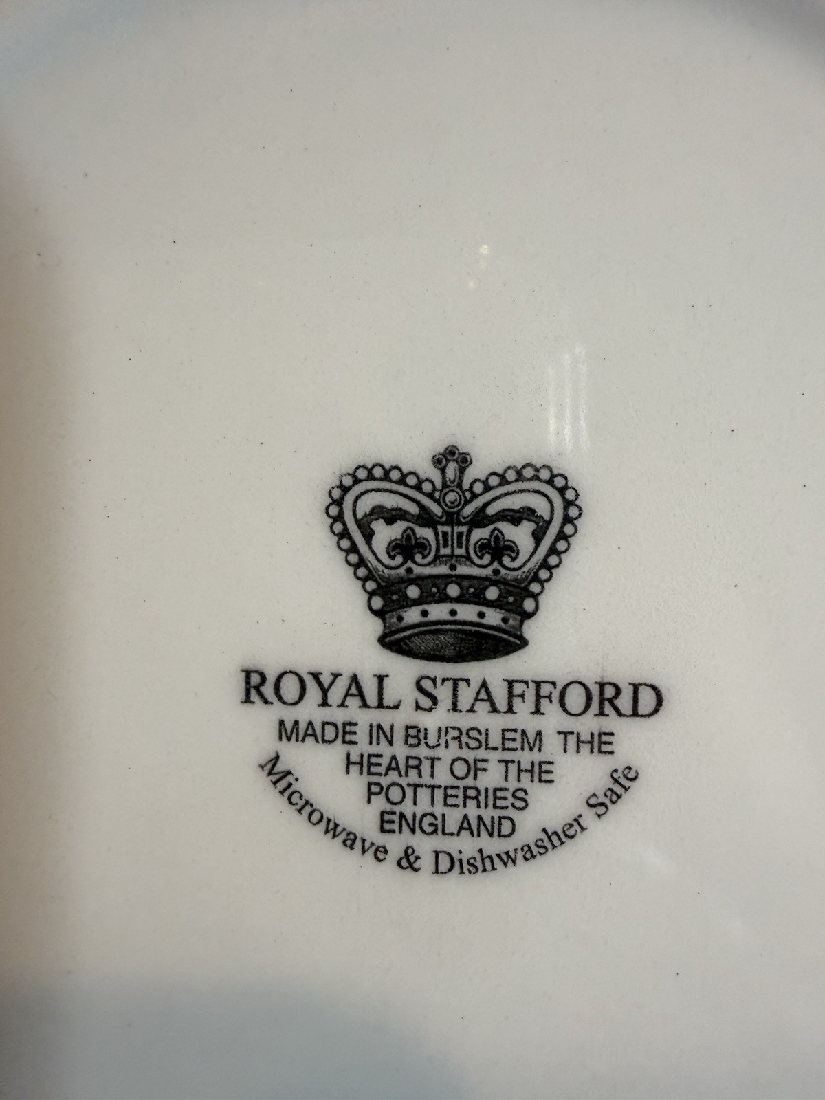 Royal Stafford Christmas 1791 Fireplace Salad Plates 8.25” England Set of 6