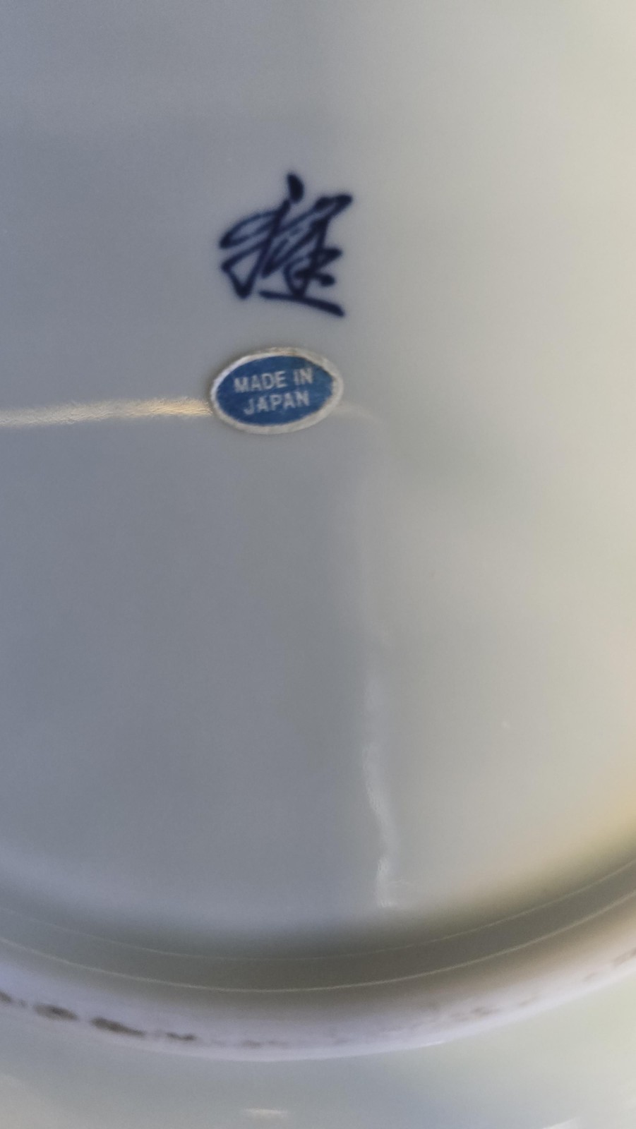 Blue White Birds And The Bees Round Porcelain Plate Made In Japan Decor