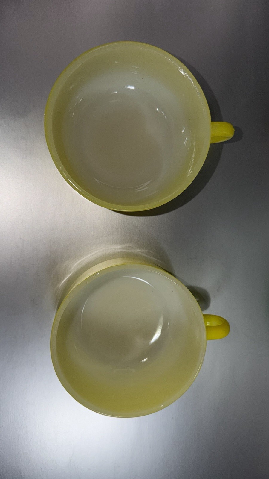 Vintage Lot of 6 Retro Colors Stackable Glasbake J-2711 Soup Bowl/Mug USA Made