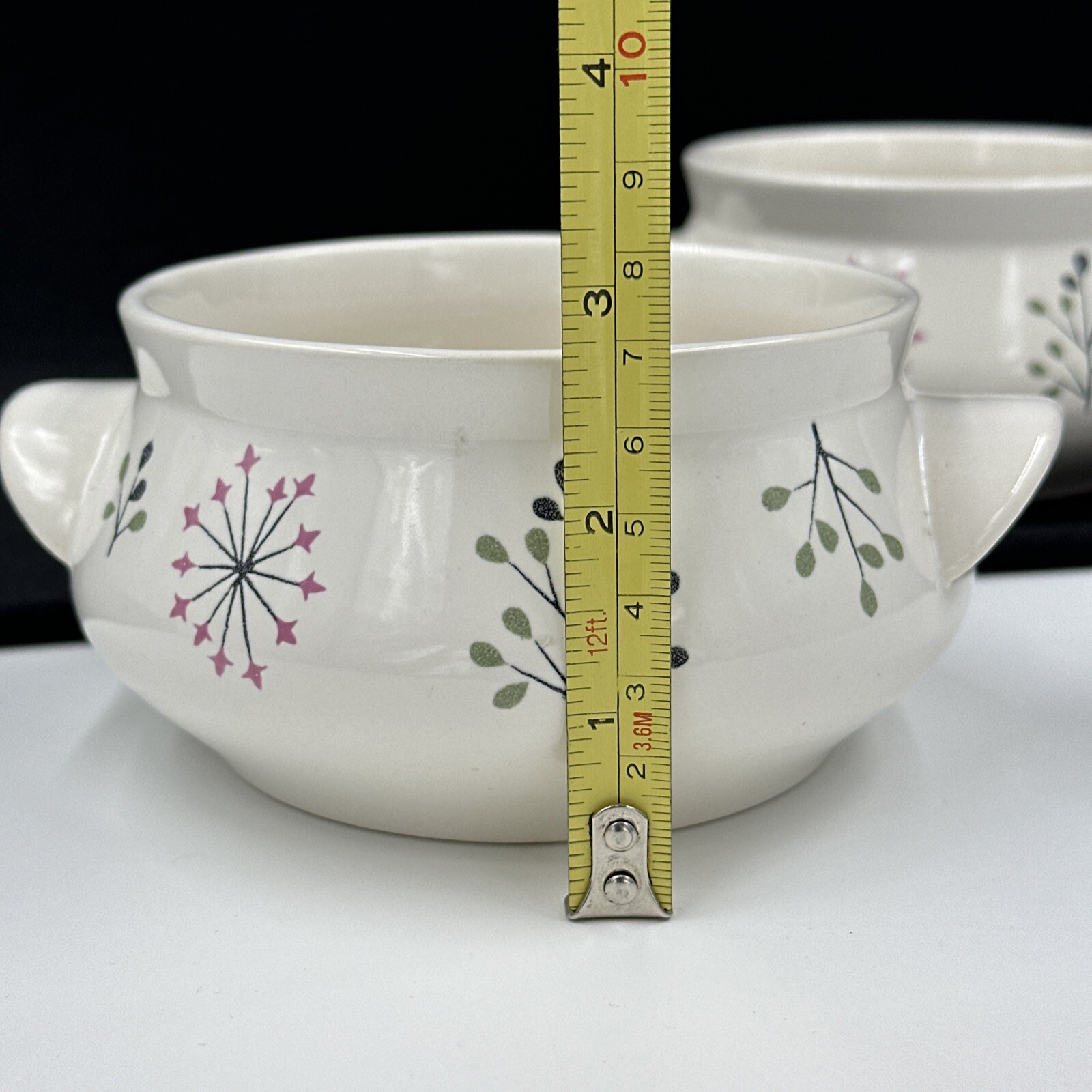 Franciscan Echo (2) 4” Individual Casserole Dish Without Lid USA •PRISTINE•
